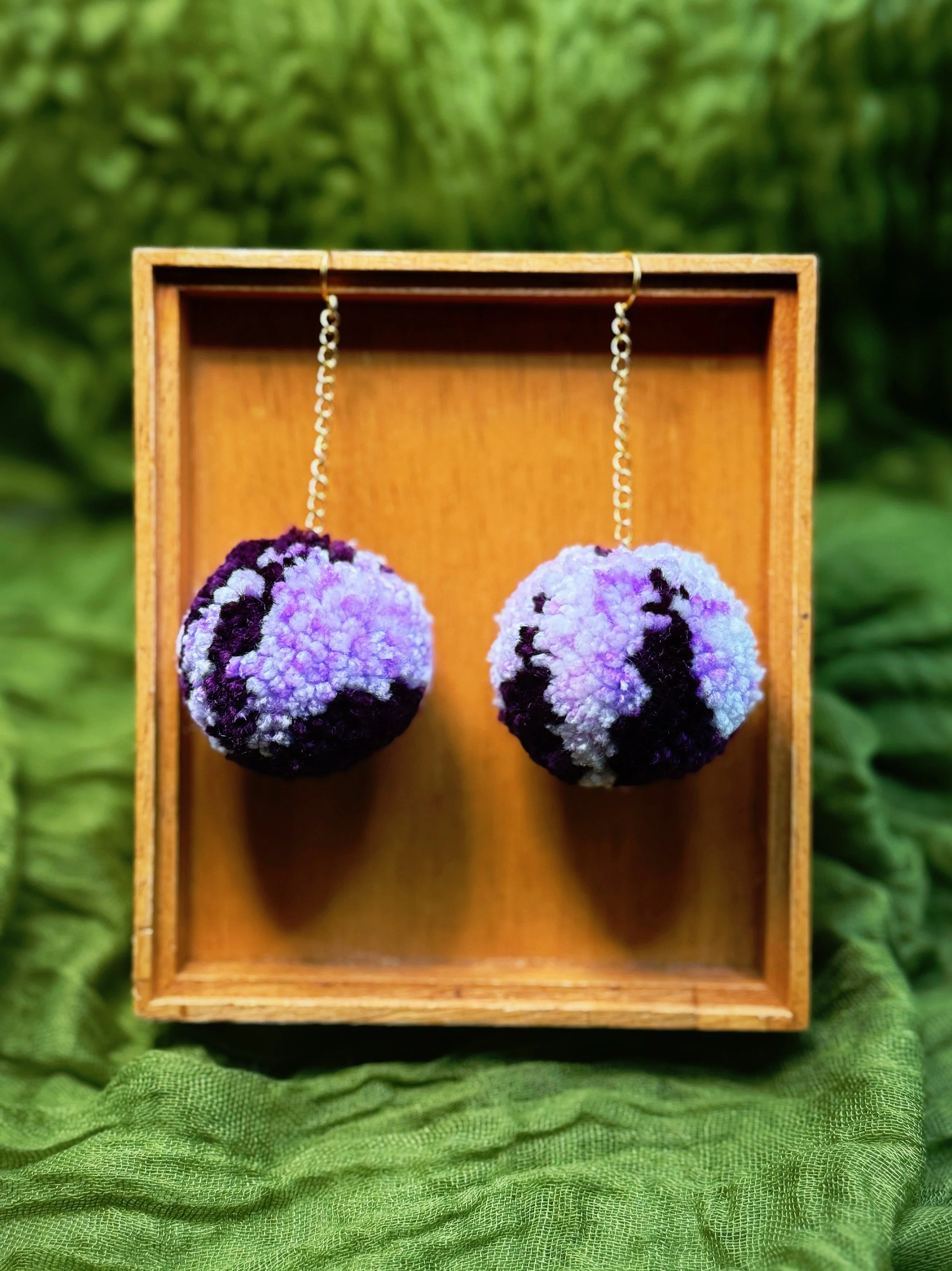 Pom Pom Earrings