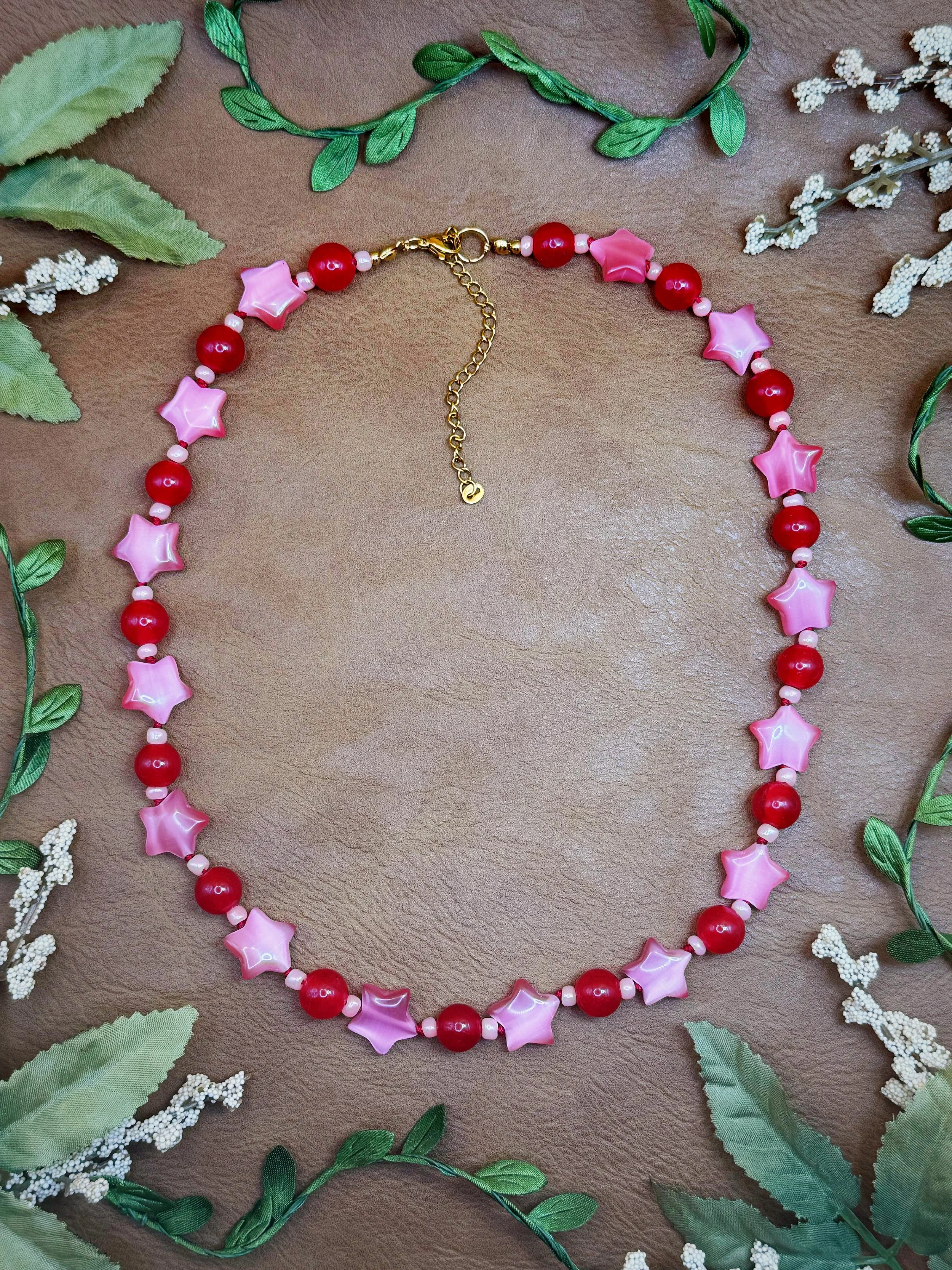 Starry Cherry Necklace