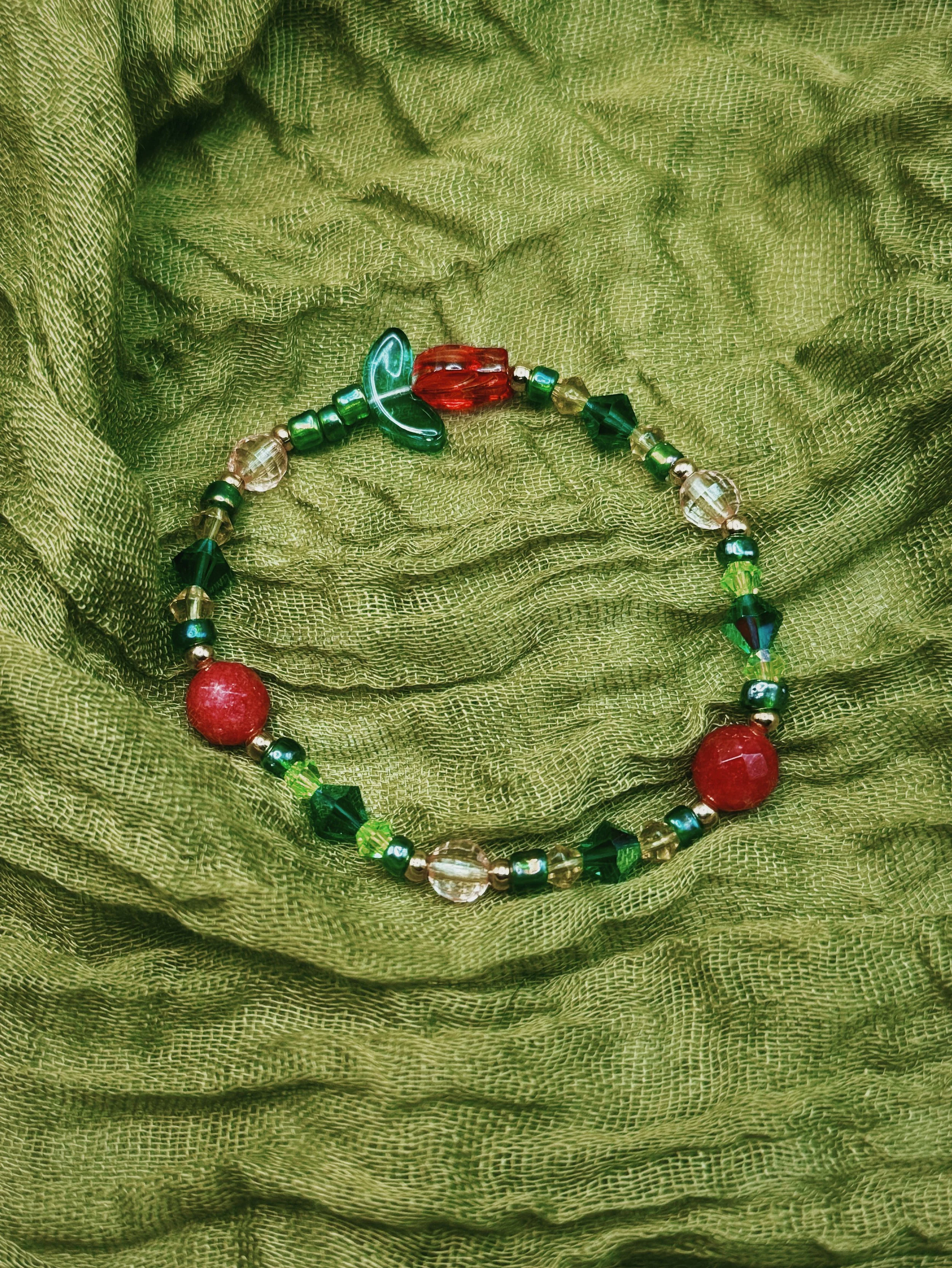 Red Rose Bracelet