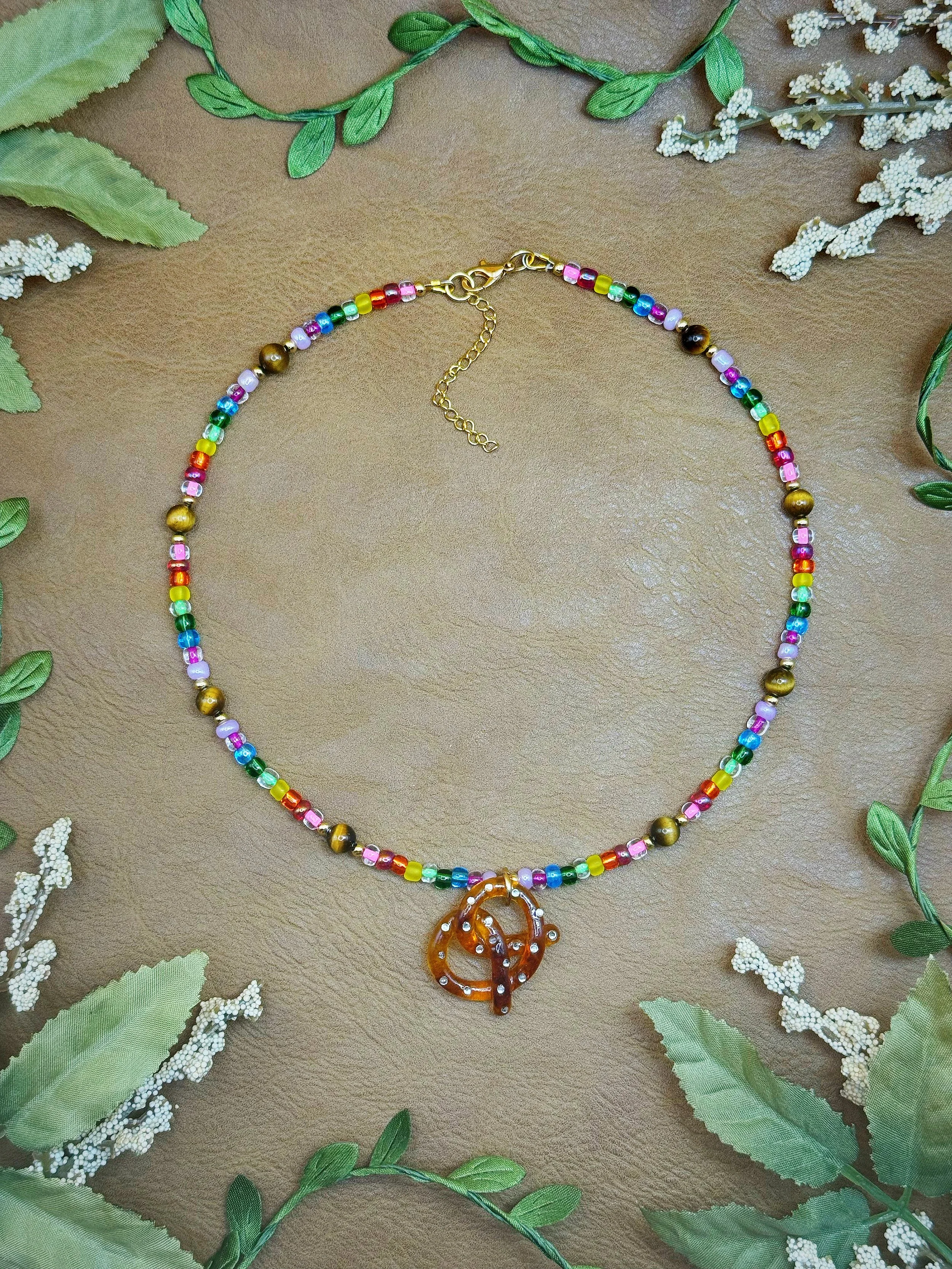 Thirsty Pretzel Necklace
