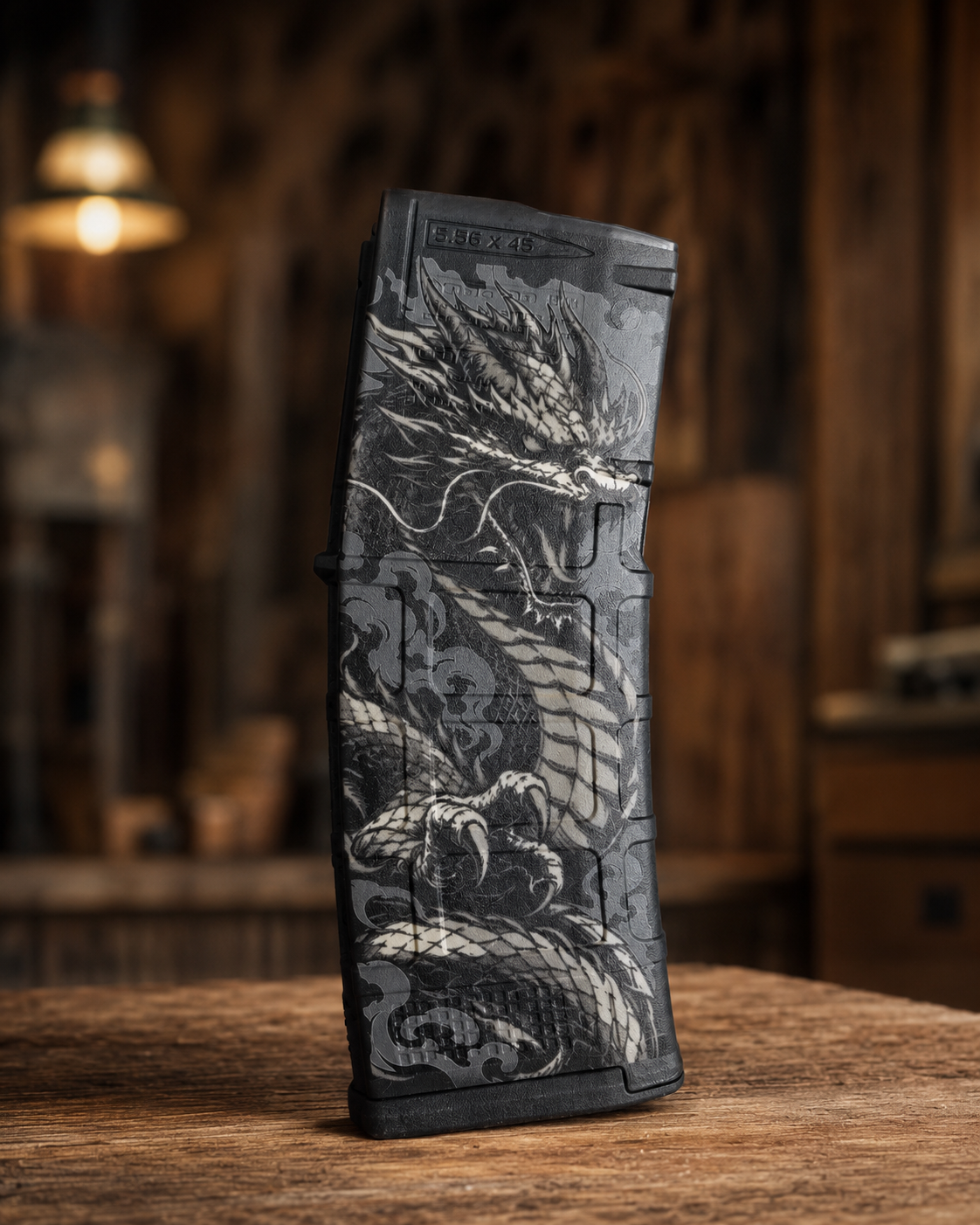 Dragon PMAG Laser Engraving | Custom Magpul PMAG Dragon Engraving