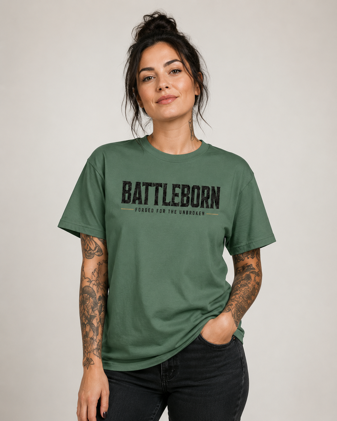 Battleborn “Forged for the Unbroken” Tactical Tee