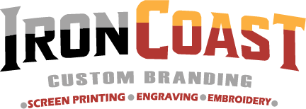 Laser Engraving, Screen Printing, Embroidery