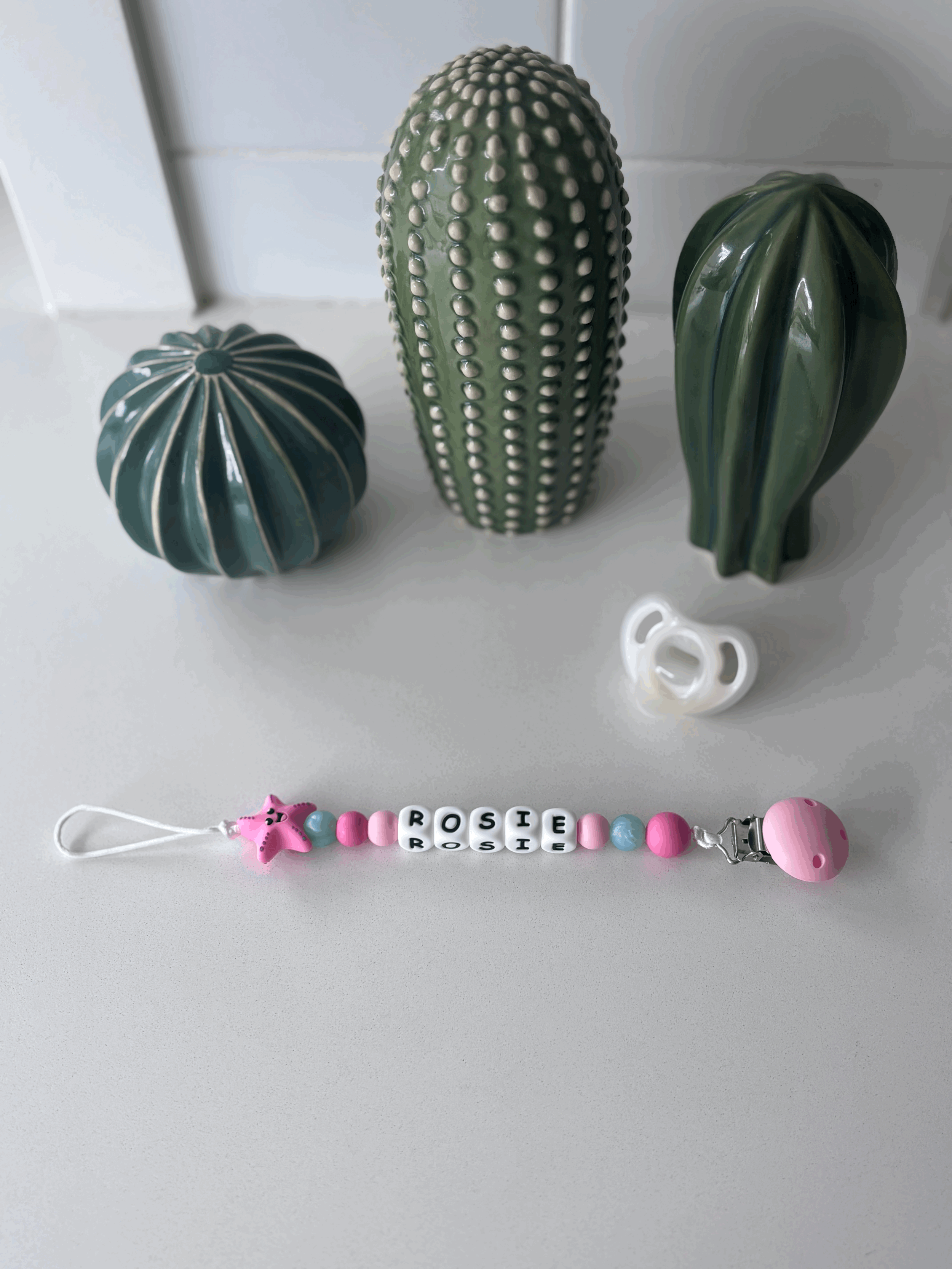 Starfish Pacifier Chain