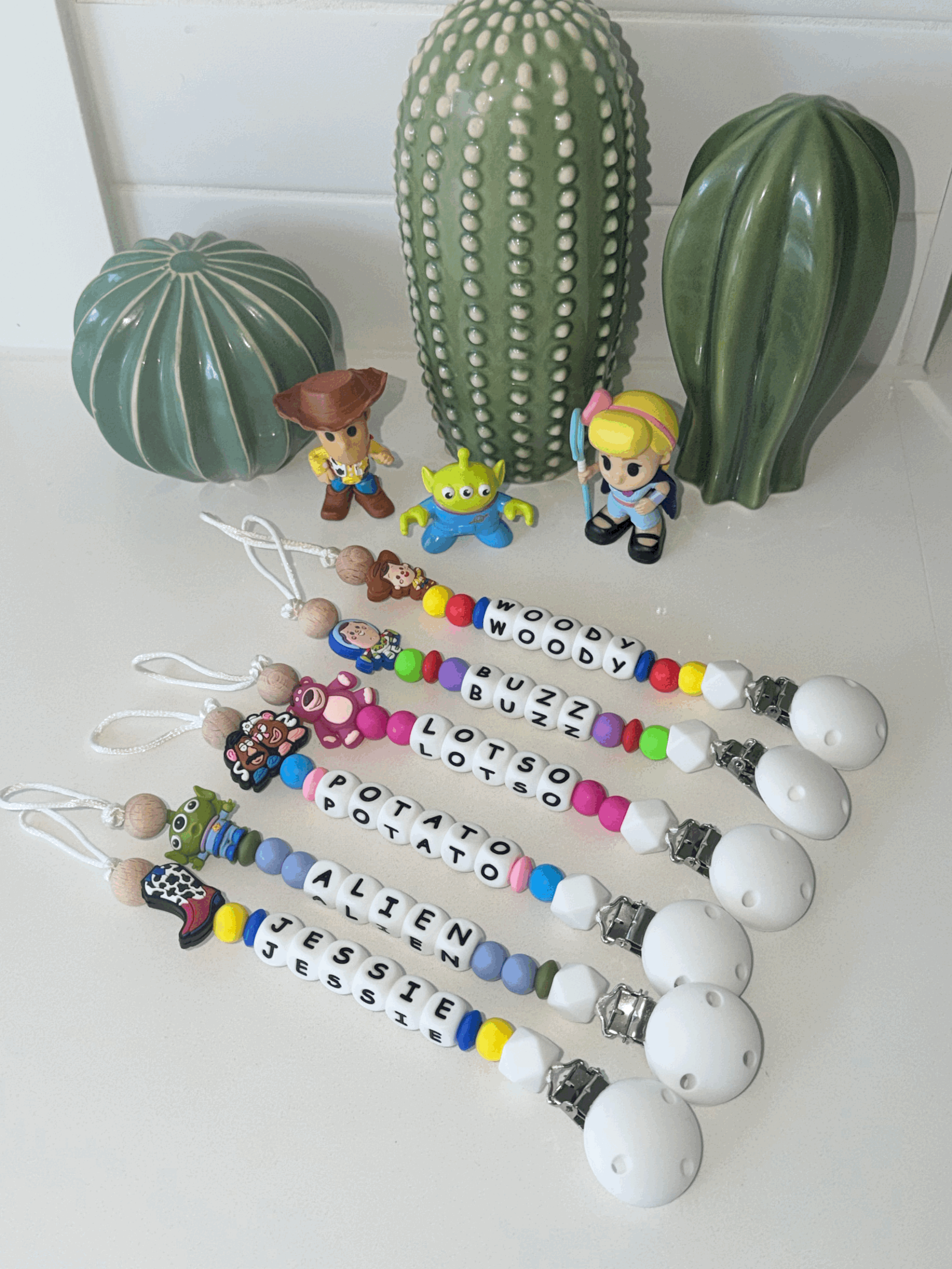 The Round Up Collection Pacifier Chains