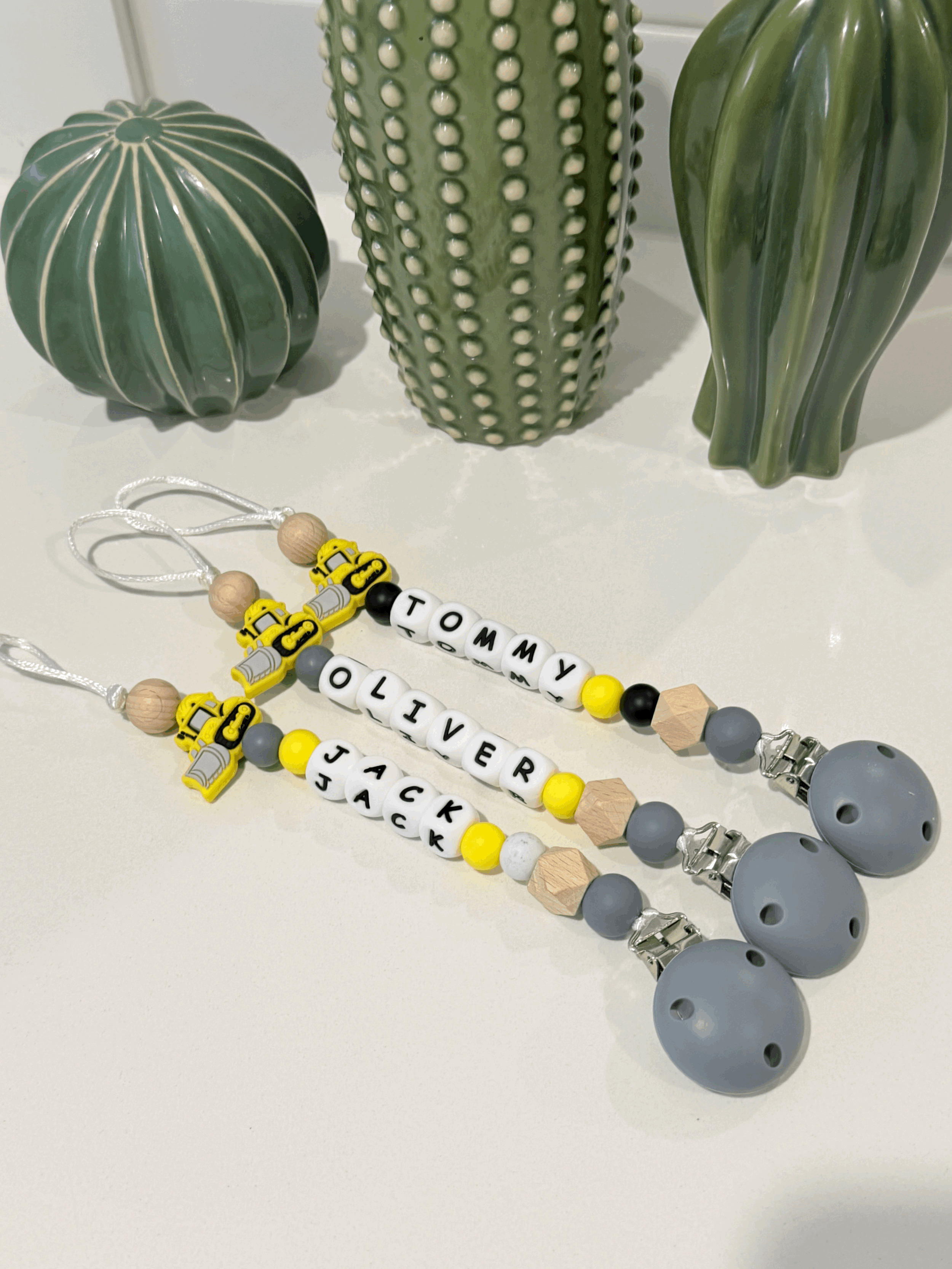 Excavator Pacifier Chain