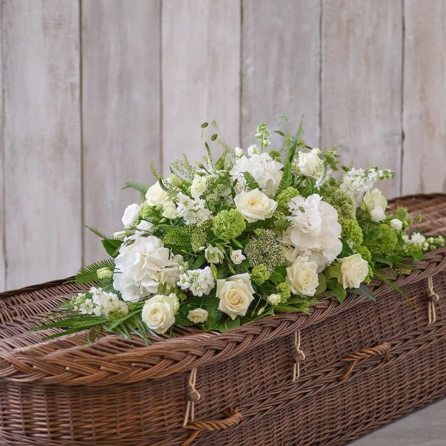 The White Casket Spray