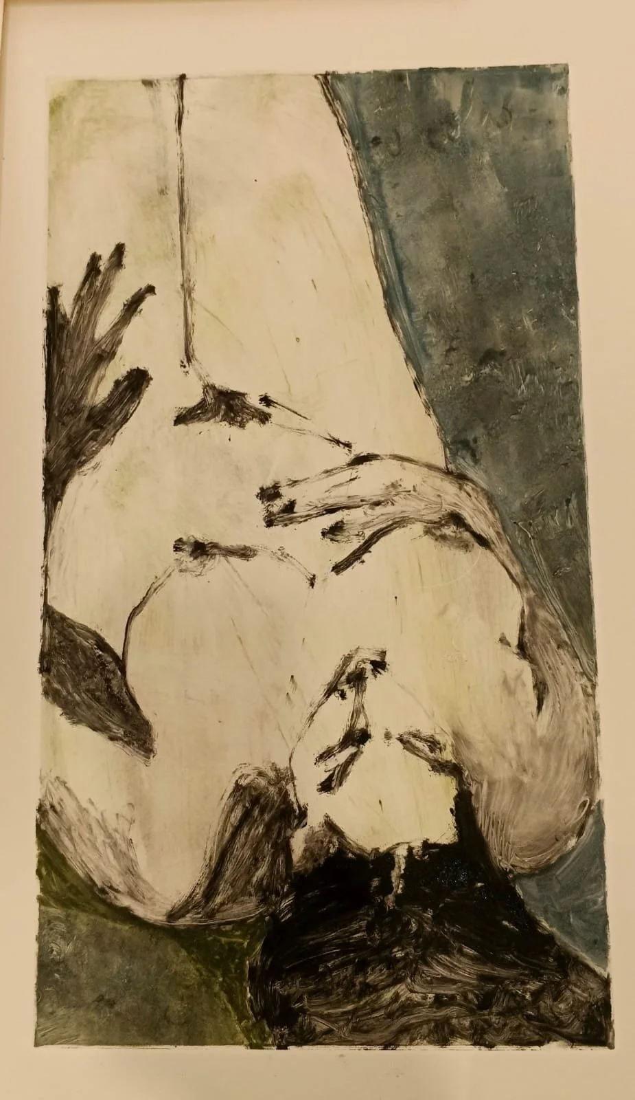 Una modelo fría //
Monotipia //
42*58 //
2025