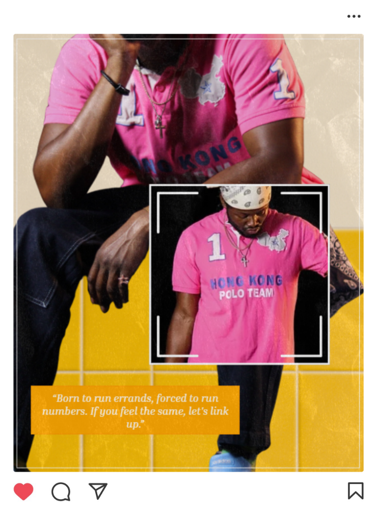 Pink shirt Confessions From Your Closet Instagram post