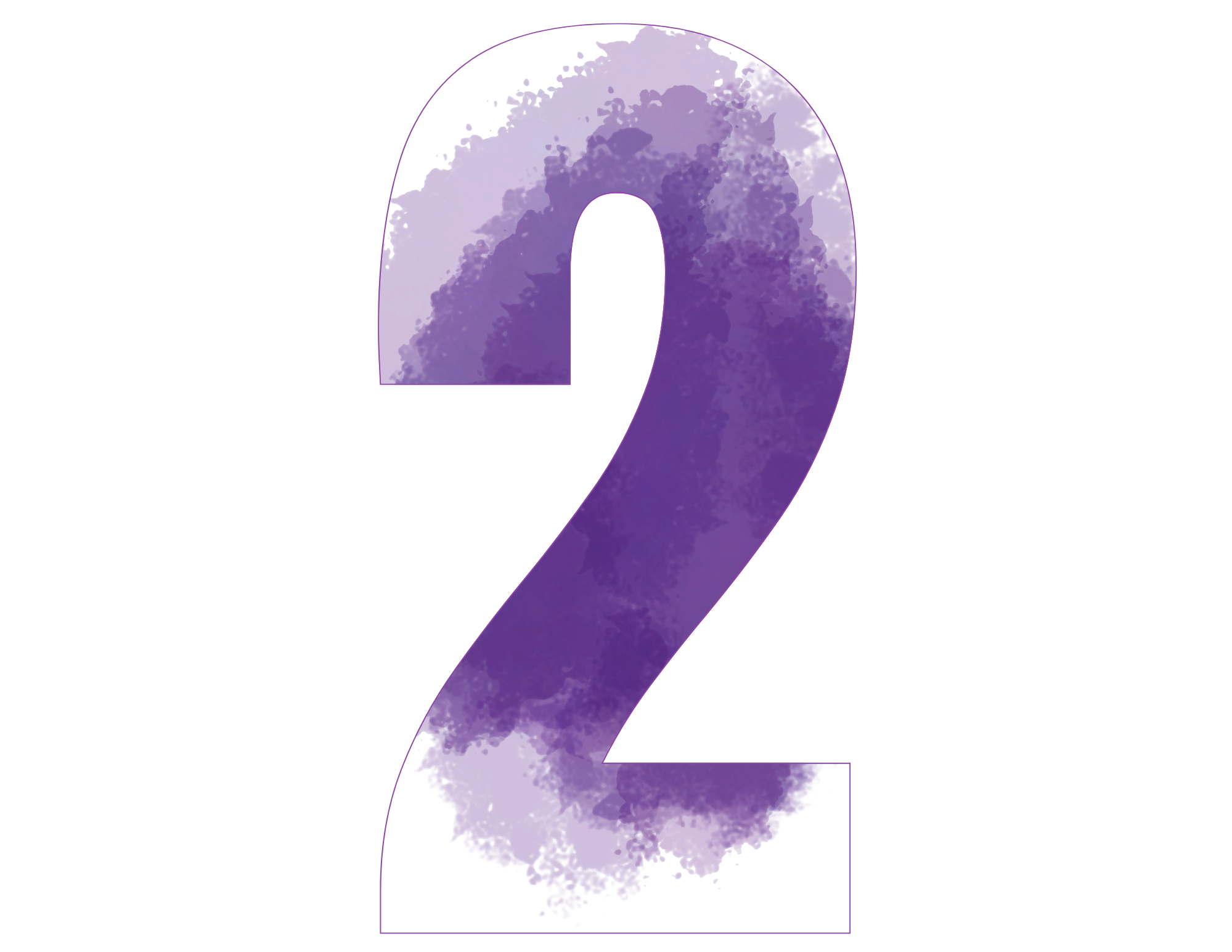 Geometric drawing of an outline square with sections divided by vertical, horizontal, and half circle lines.