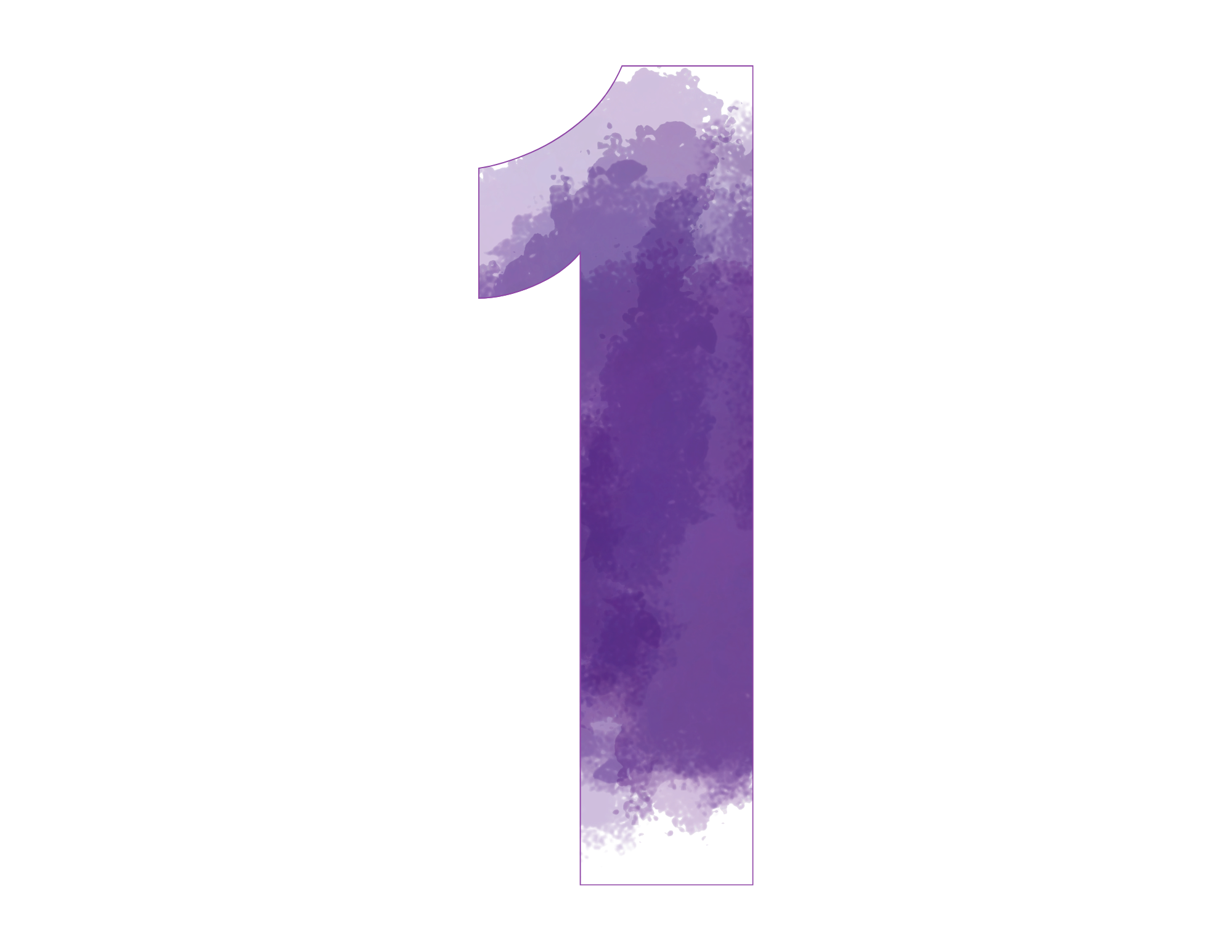 Geometric drawing of an outline square with sections divided by vertical, horizontal, and diagonal lines.