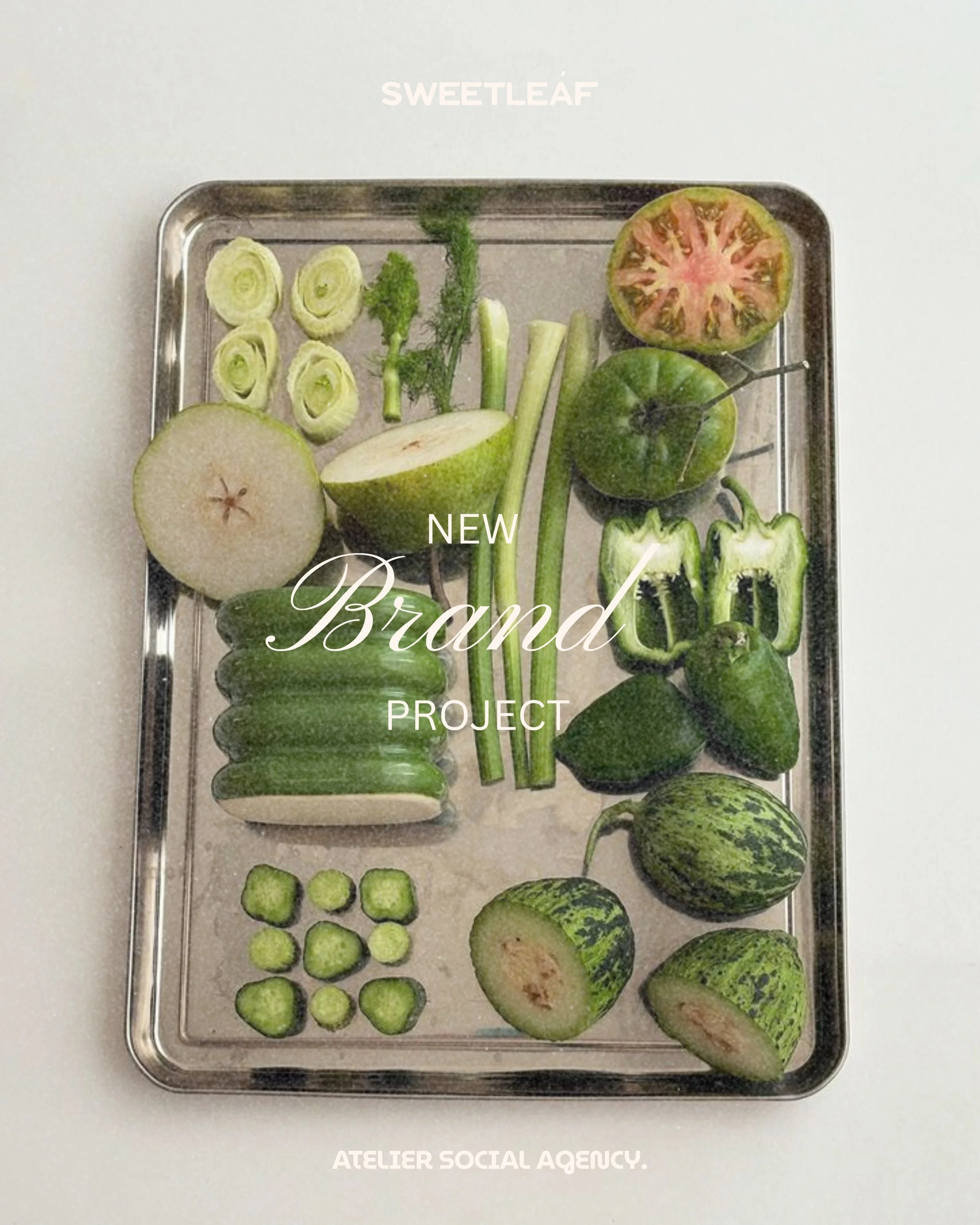 Meet Brisbane&rsquo;s newest lunch spot, @sweetleafbrisbane 🥦 

A brand we&rsquo;ve had the pleasure of bringing to life from the ground up - from brand strategy &amp; visual identity to on-site decal signage and upcoming launch promo. 

We can&rsqu