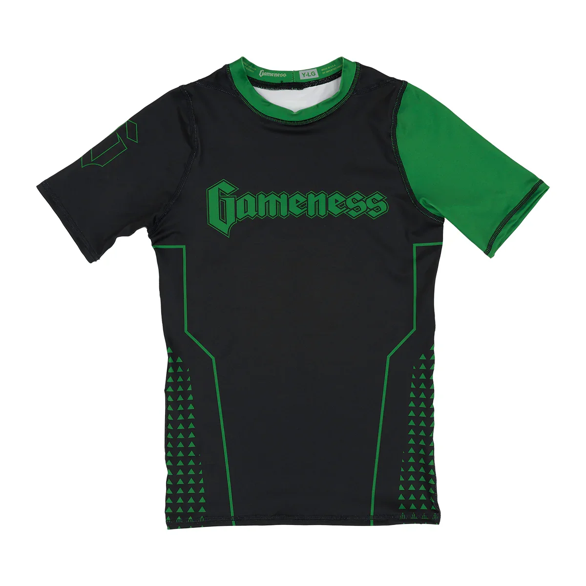 Youth Ranked Rash Guards - GREEN