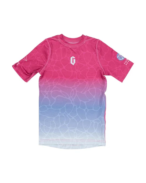 Youth Rash Guard Pink Tempest