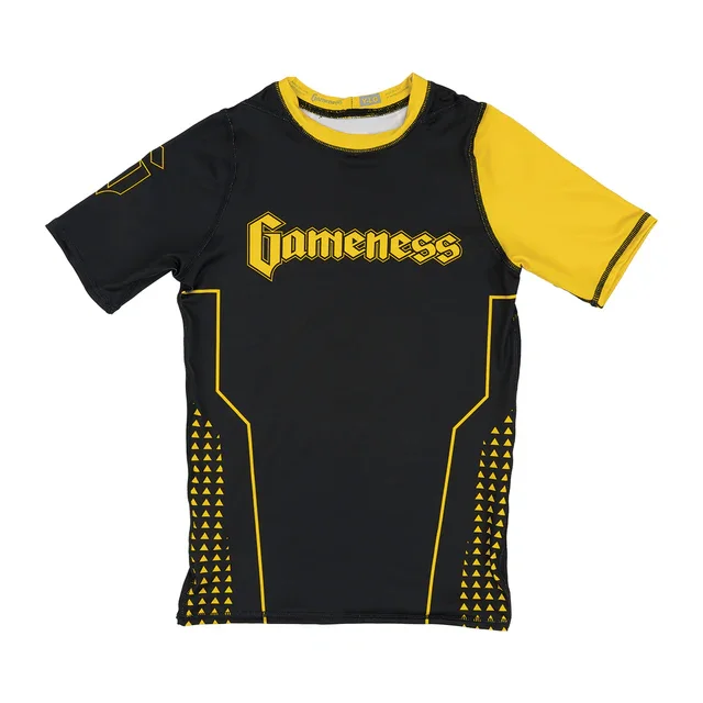 Youth Ranked Rash Guards - YELLOW
