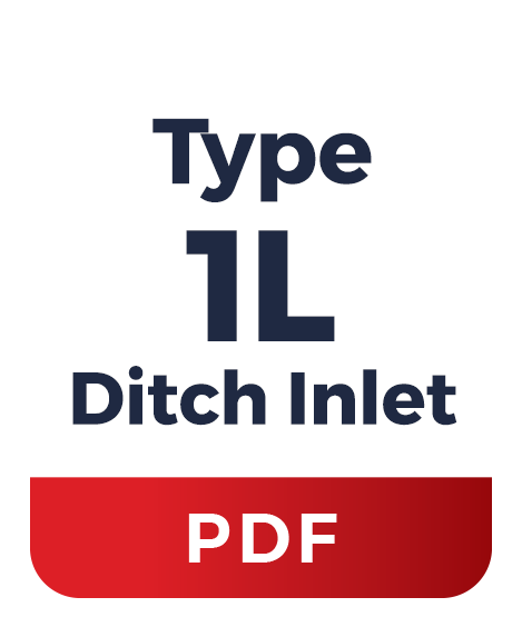 Type 1L Catch Basin with Ditch Inlet Specs