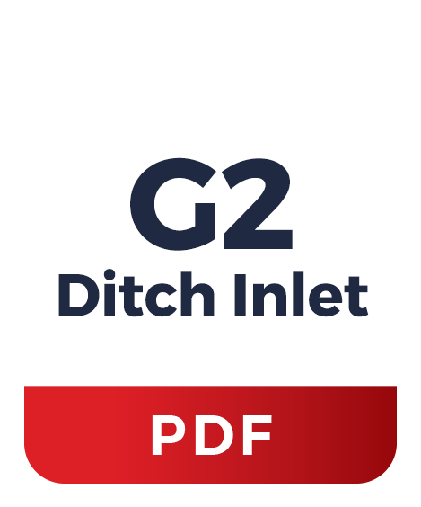 G2 Catch Basin with Ditch Inlet Specs