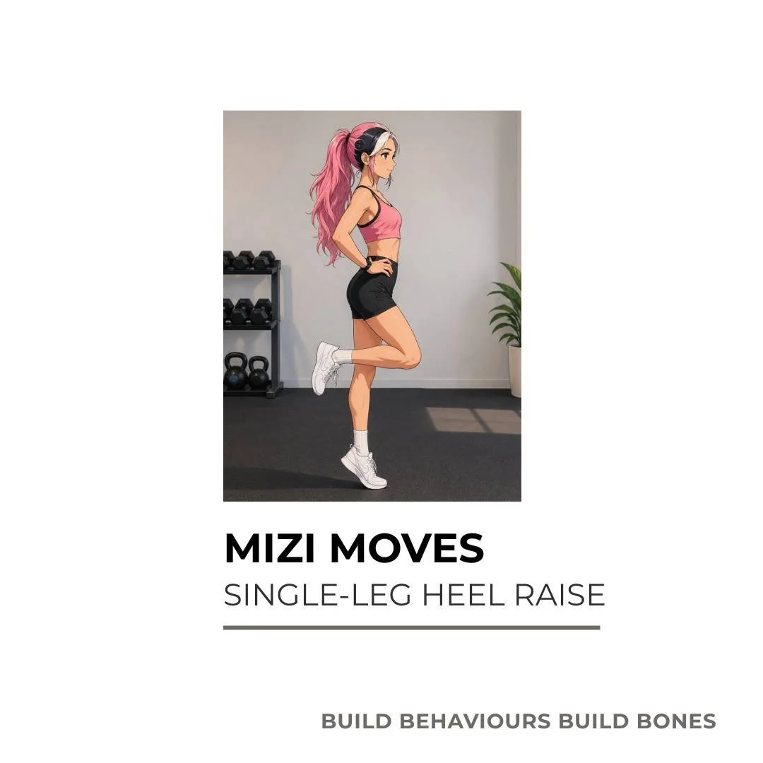 Single-leg heel raises look simple.

They can offer useful information about lower limb strength, balance and control.

Movements like this may help build:

calf capacity; ankle confidence; single-leg control; everyday movement resilience

Sometimes 
