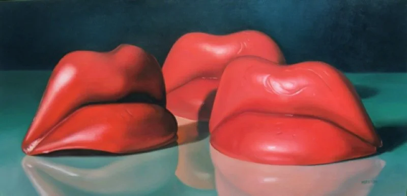 Wax Lips
Oil on canvas 28 x 58 inches