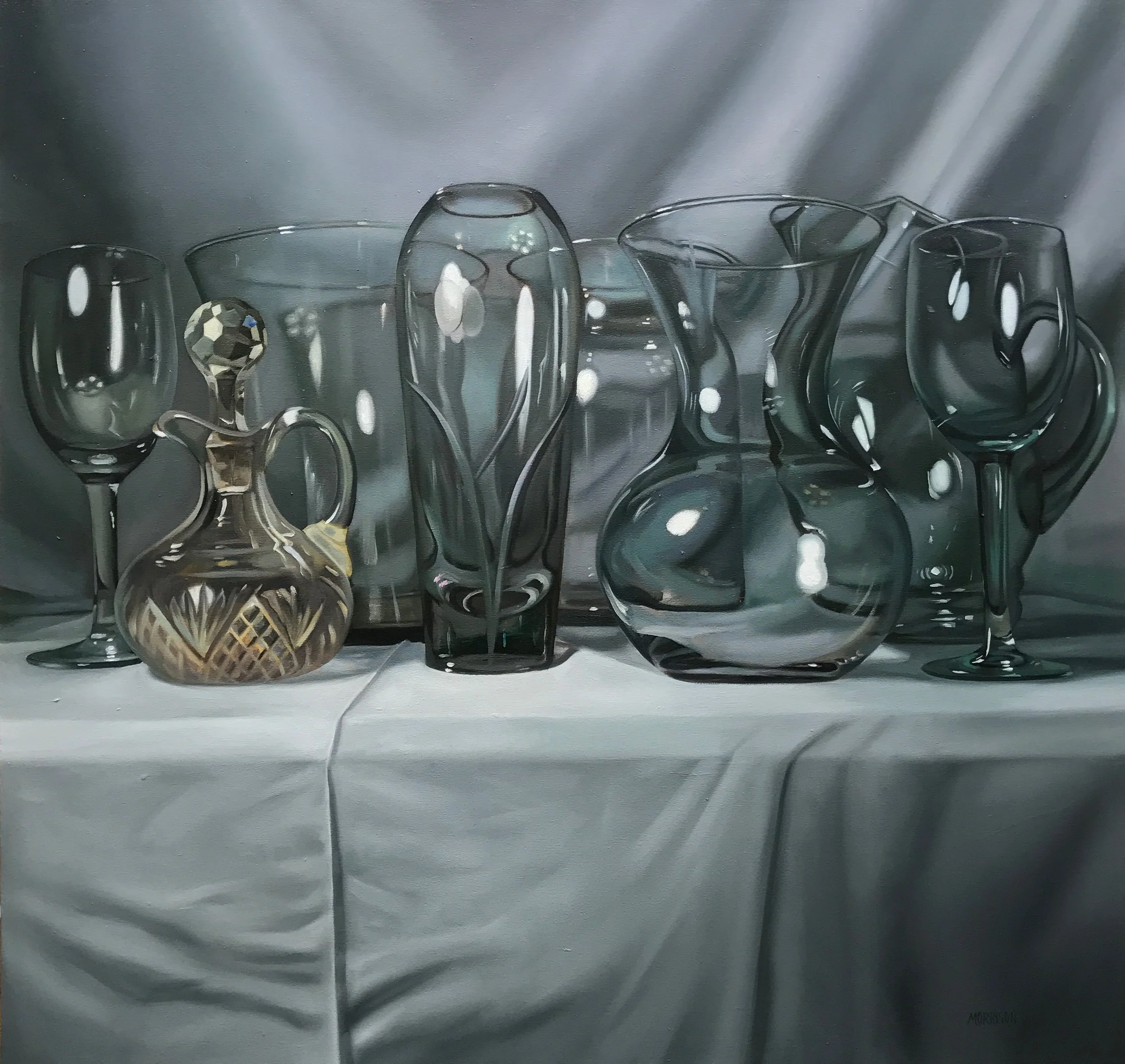 Soda Lime Silica
Oil on canvas 42 x 40 inches