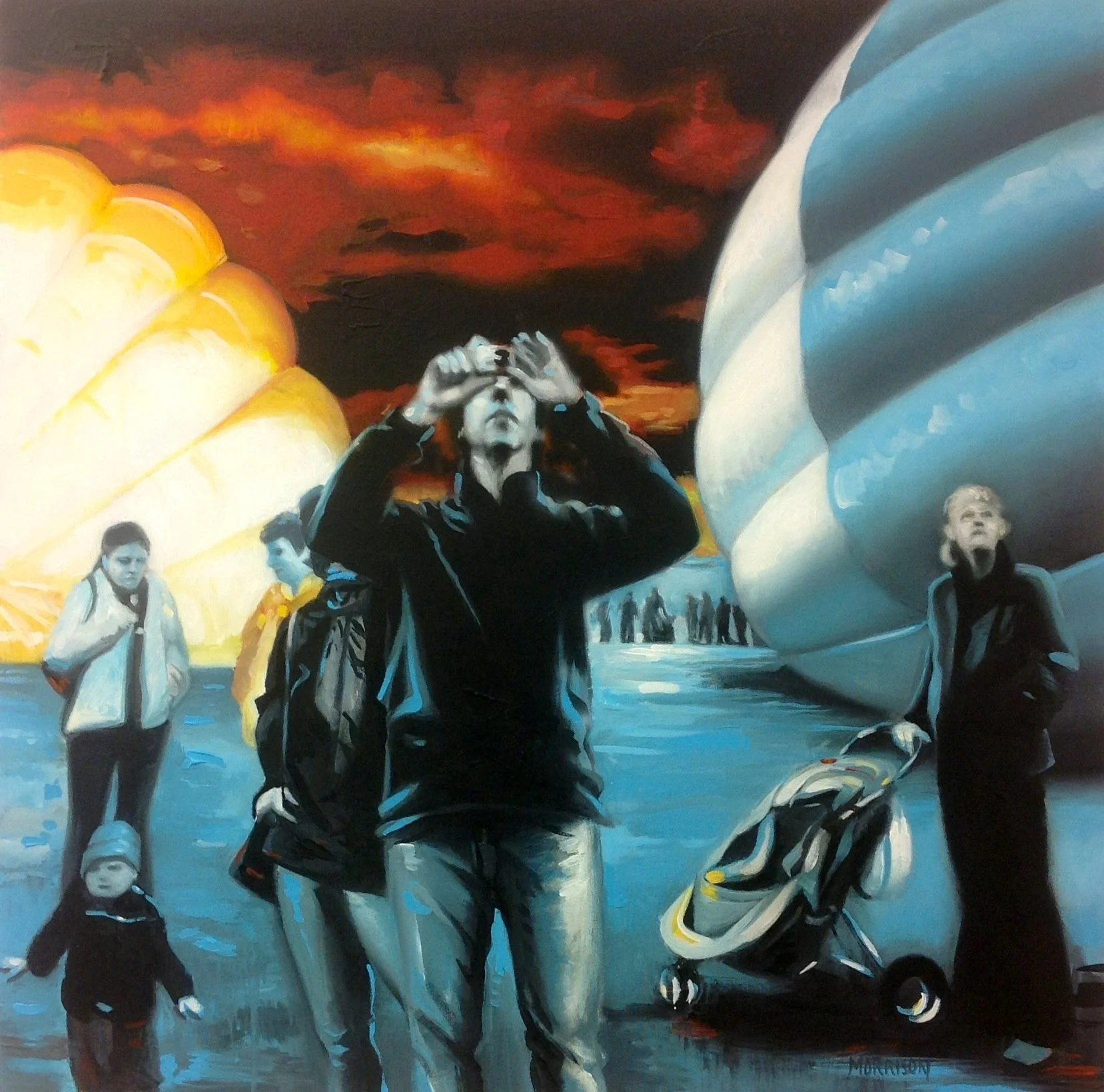 Up Draft
Acrylic on canvas 28 x 28 inches