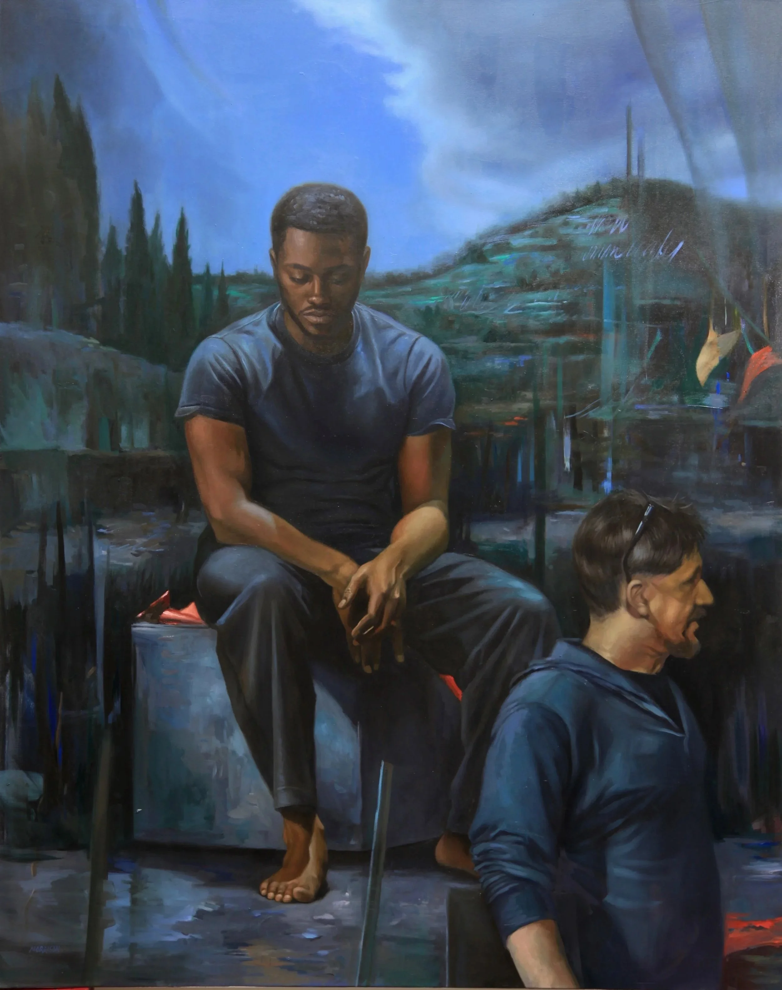 Outside the Walls
Oil on Canvas 60 x 48 inches