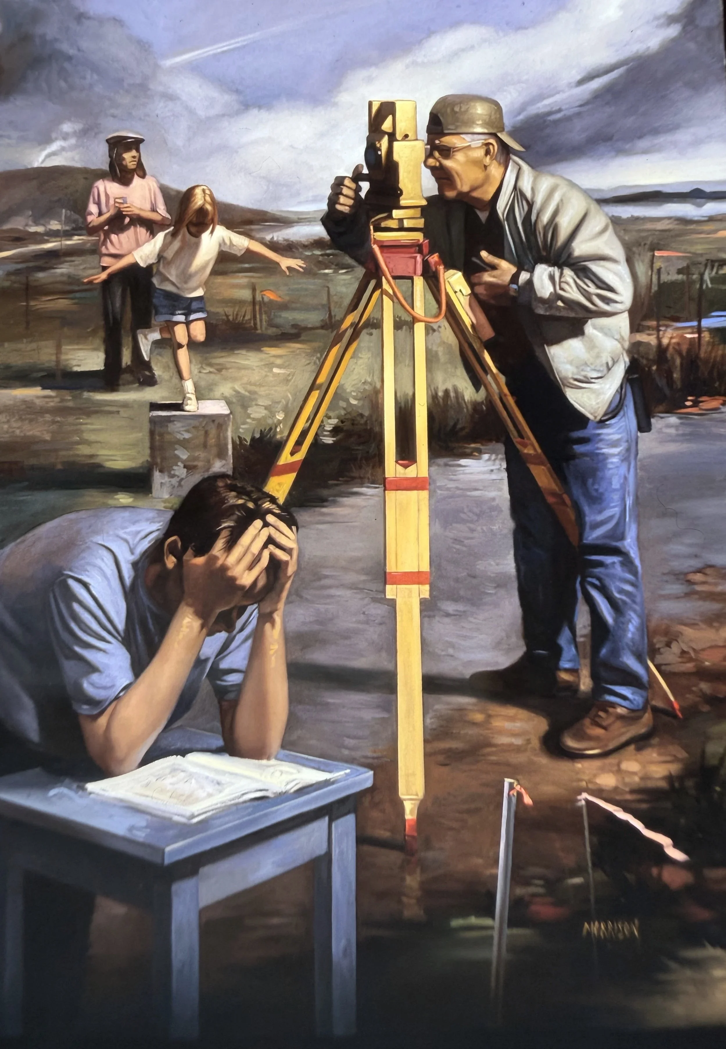 Center of Balance
Oil on canvas 66 x 48 inches