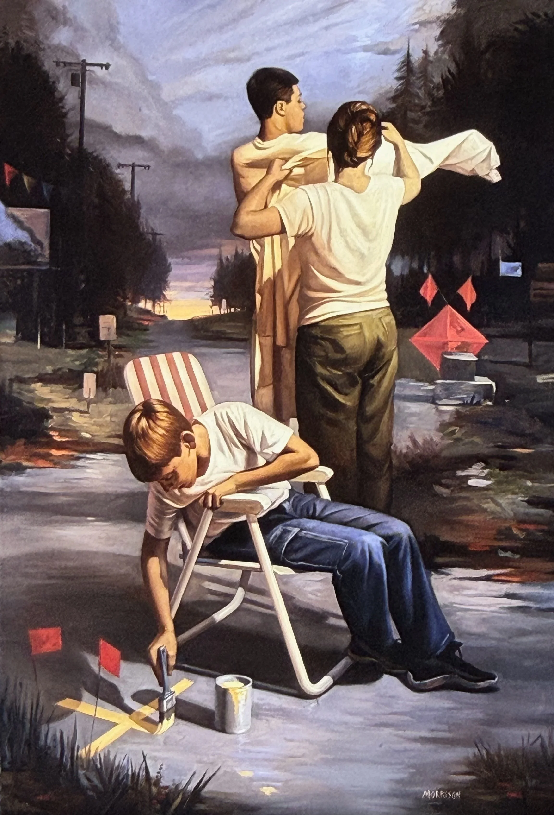 Gaining Ground
Oil on canvas 70 x 48 inches