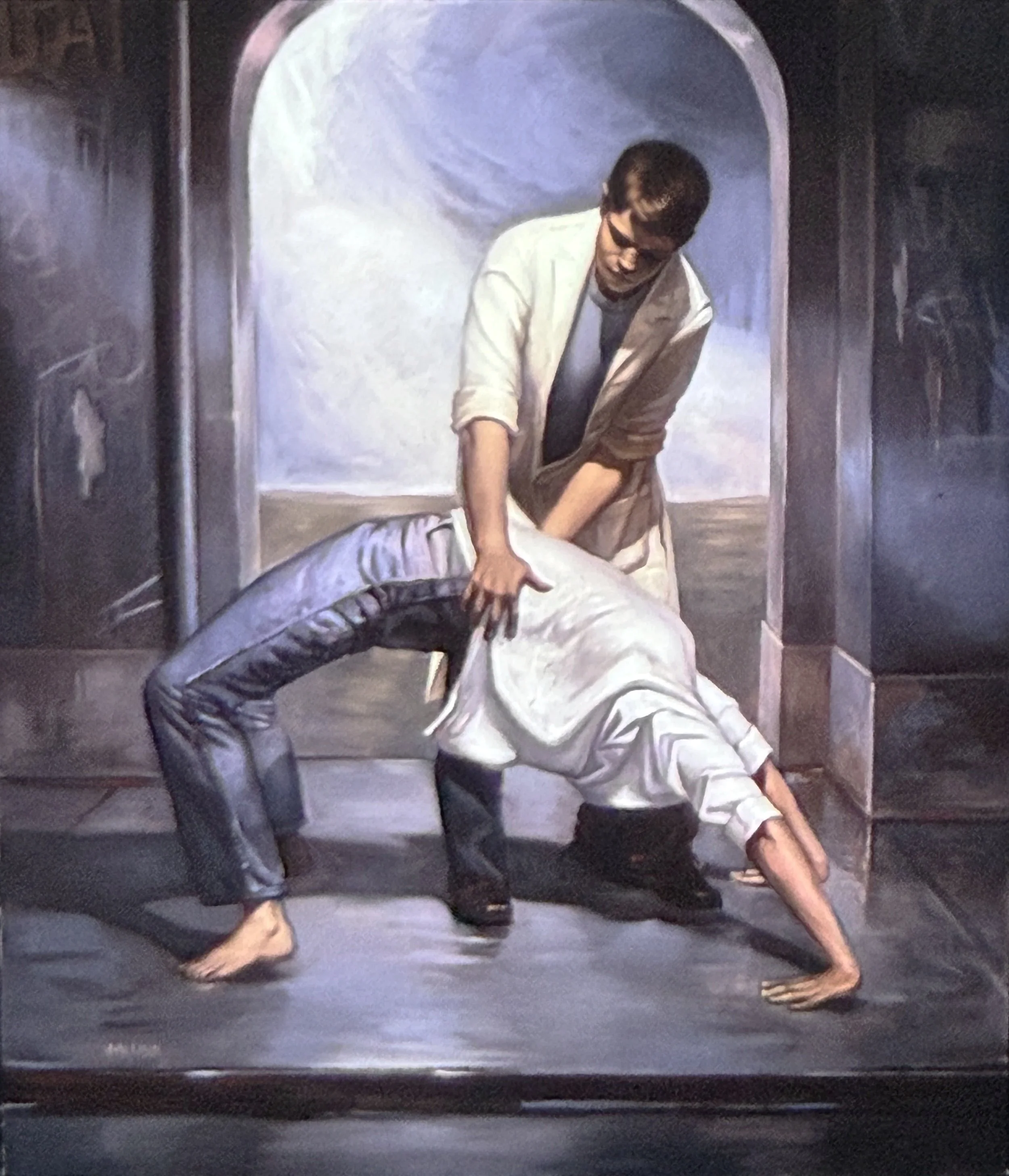 Centripetal Force
Oil on canvas 70 1/4 x 60 1/2 inches