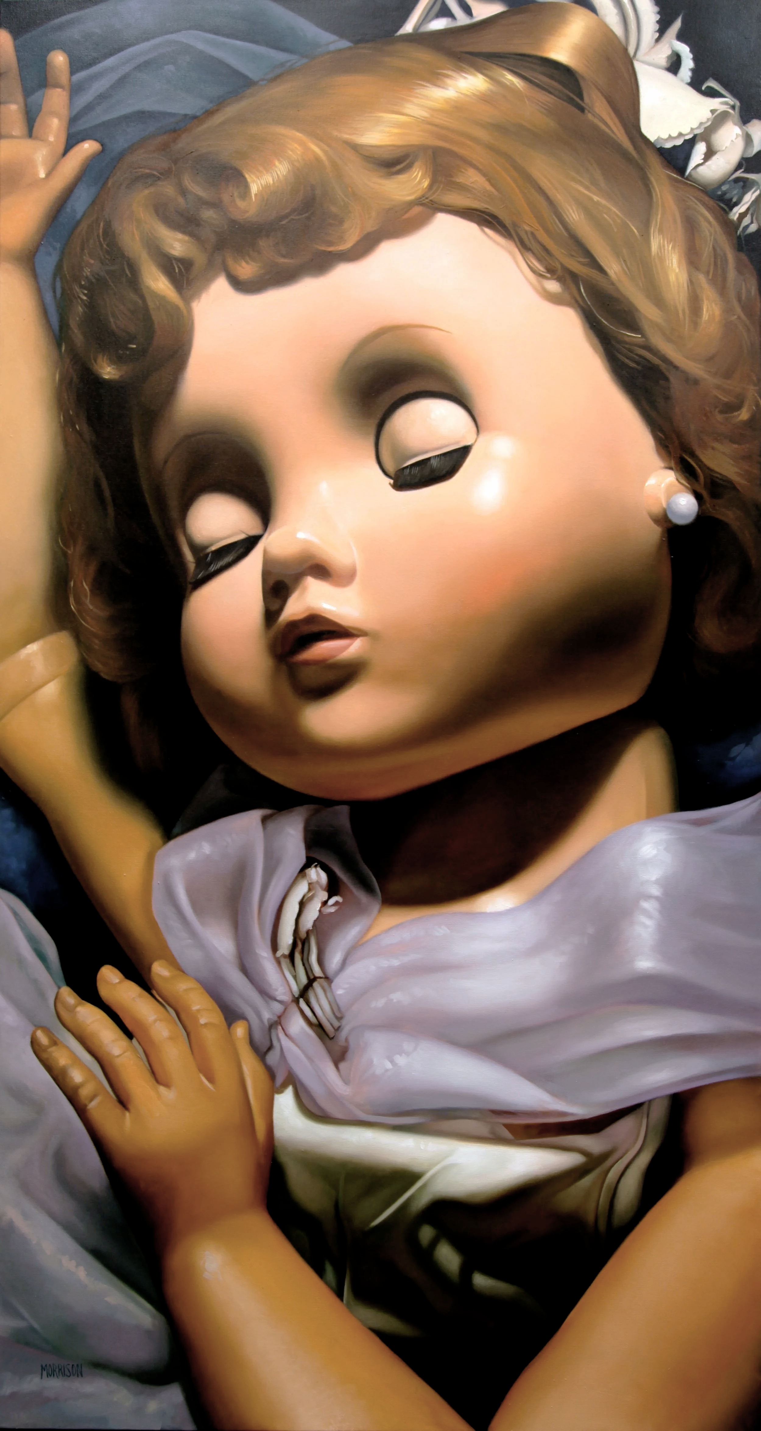 Ophelia
Oil on canvas 90 x 48 inches