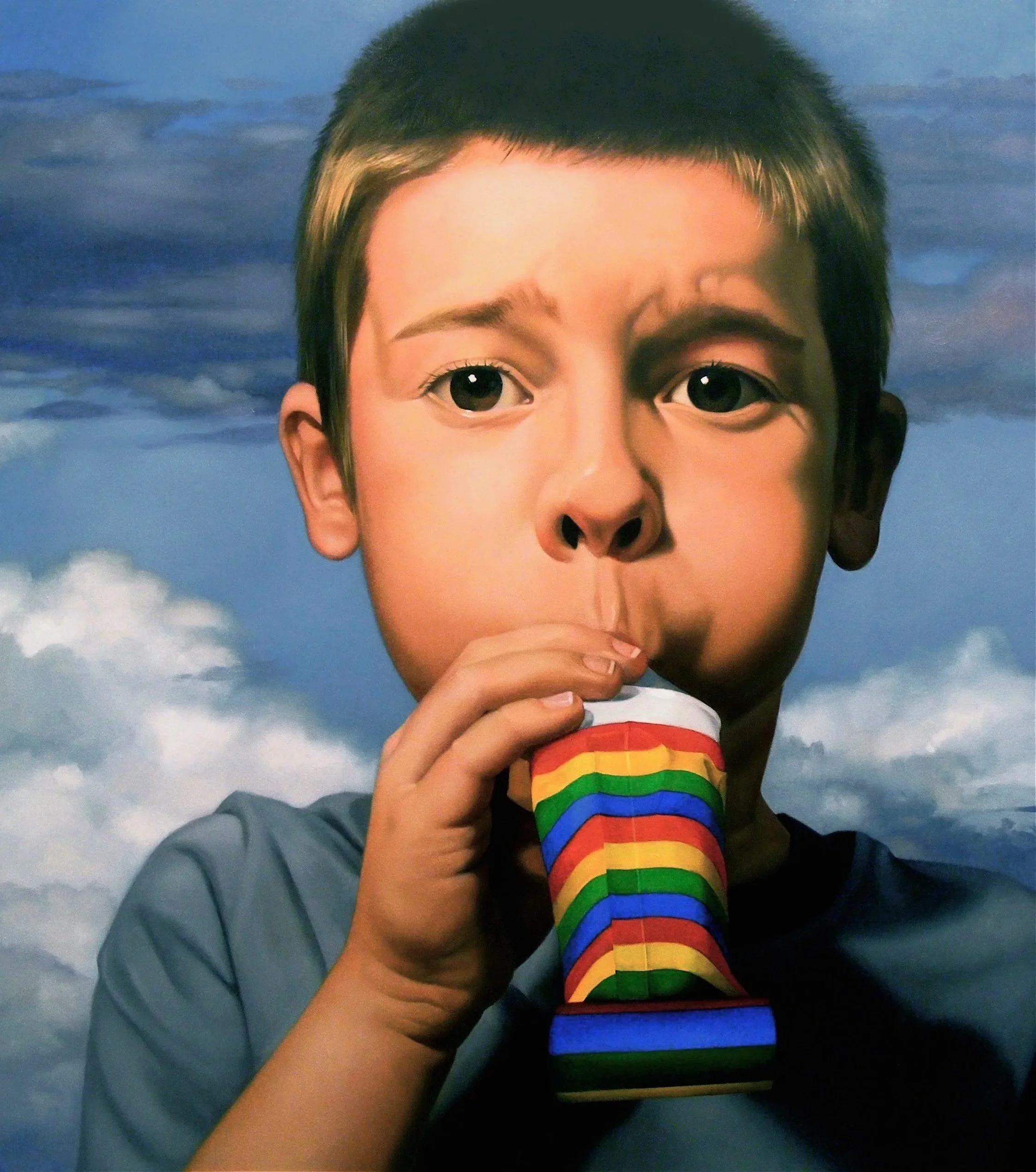 Party Boy
Oil on canvas 72 x 56 inches