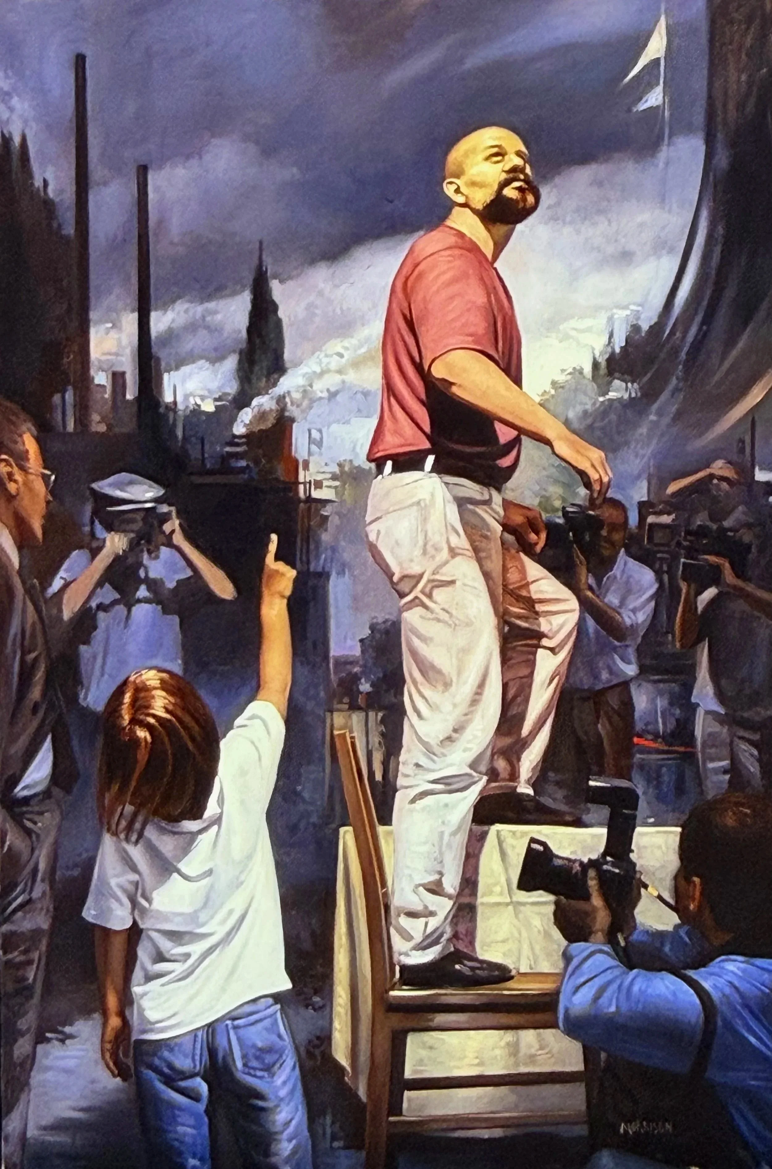 Arc of Ascension
Oil on canvas 72 x 48 inches