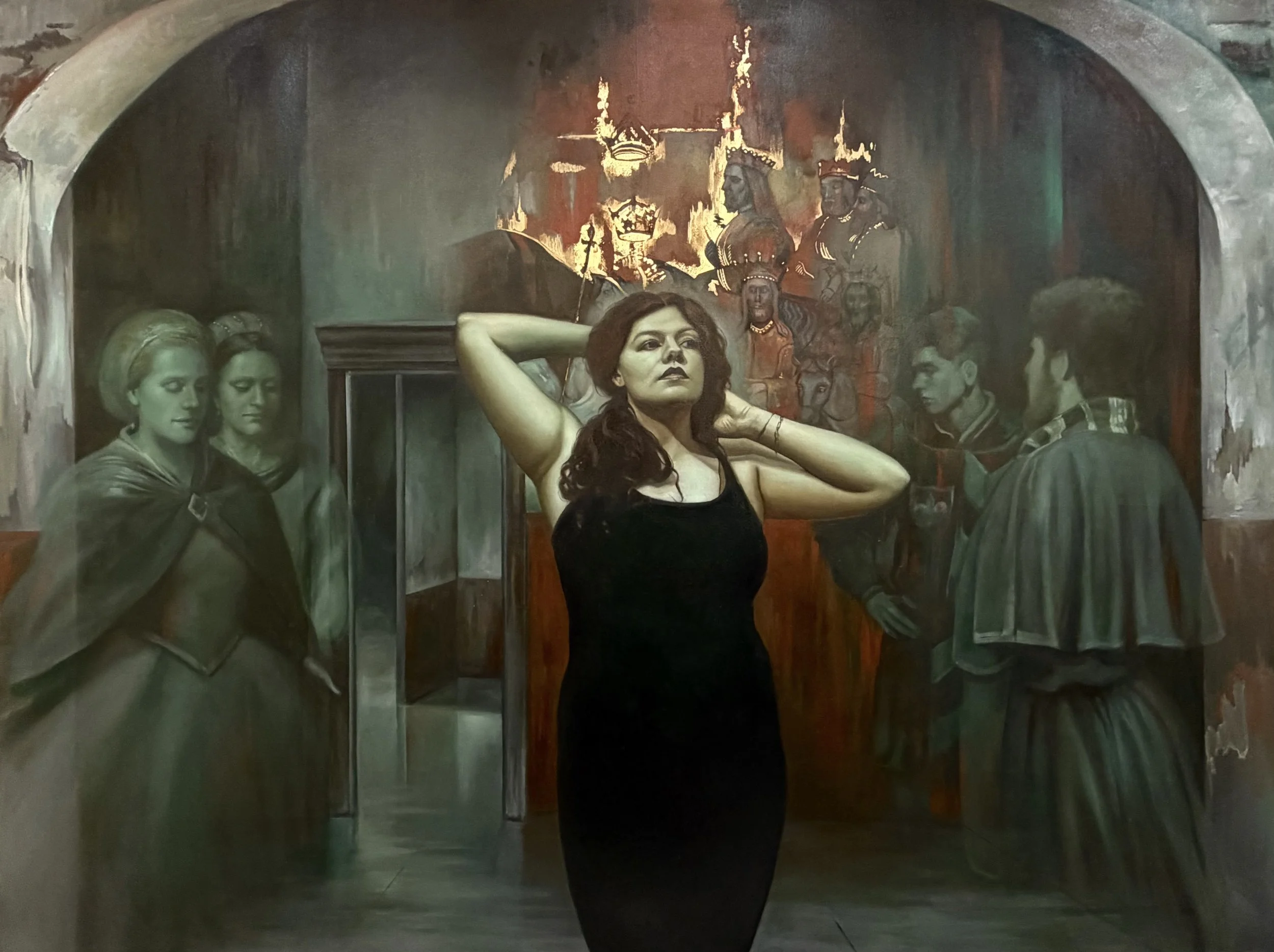 "Corona Ardente" Oil on canvas (72 x 96 in)
