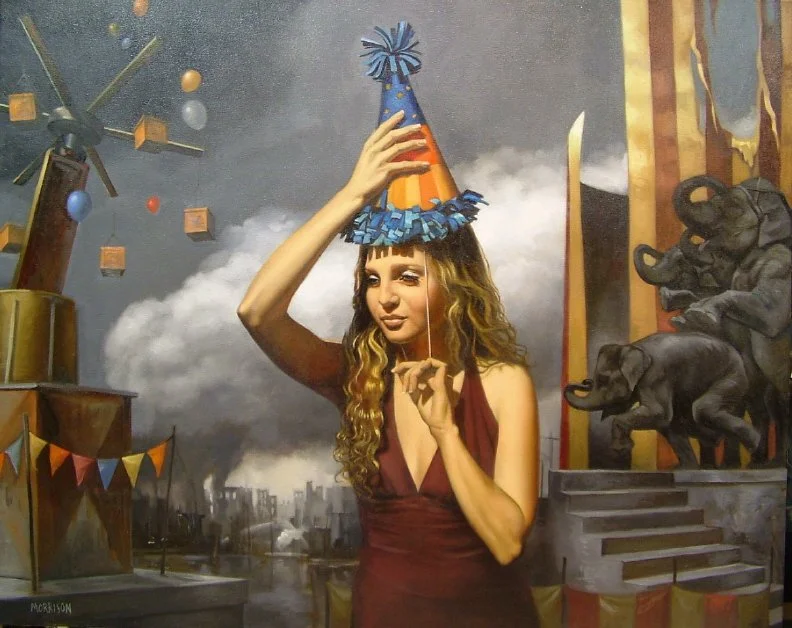 "Carnival"
Oil on canvas 48 x 66 inches