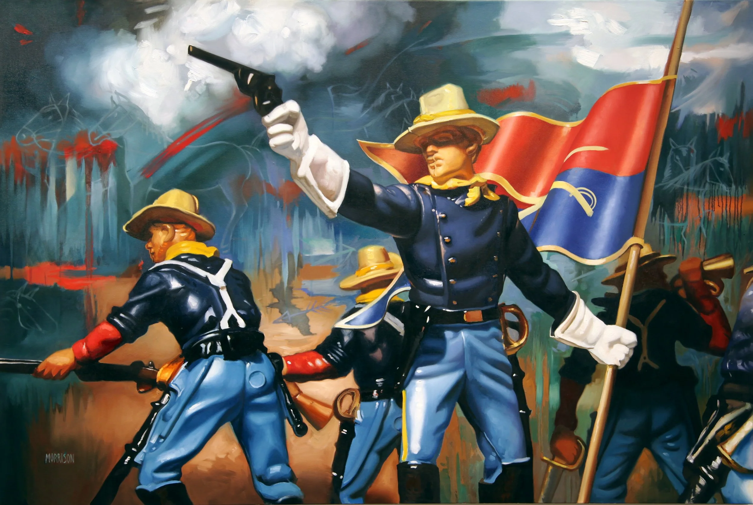 Last Stand
Oil on canvas 48 x 72 inches