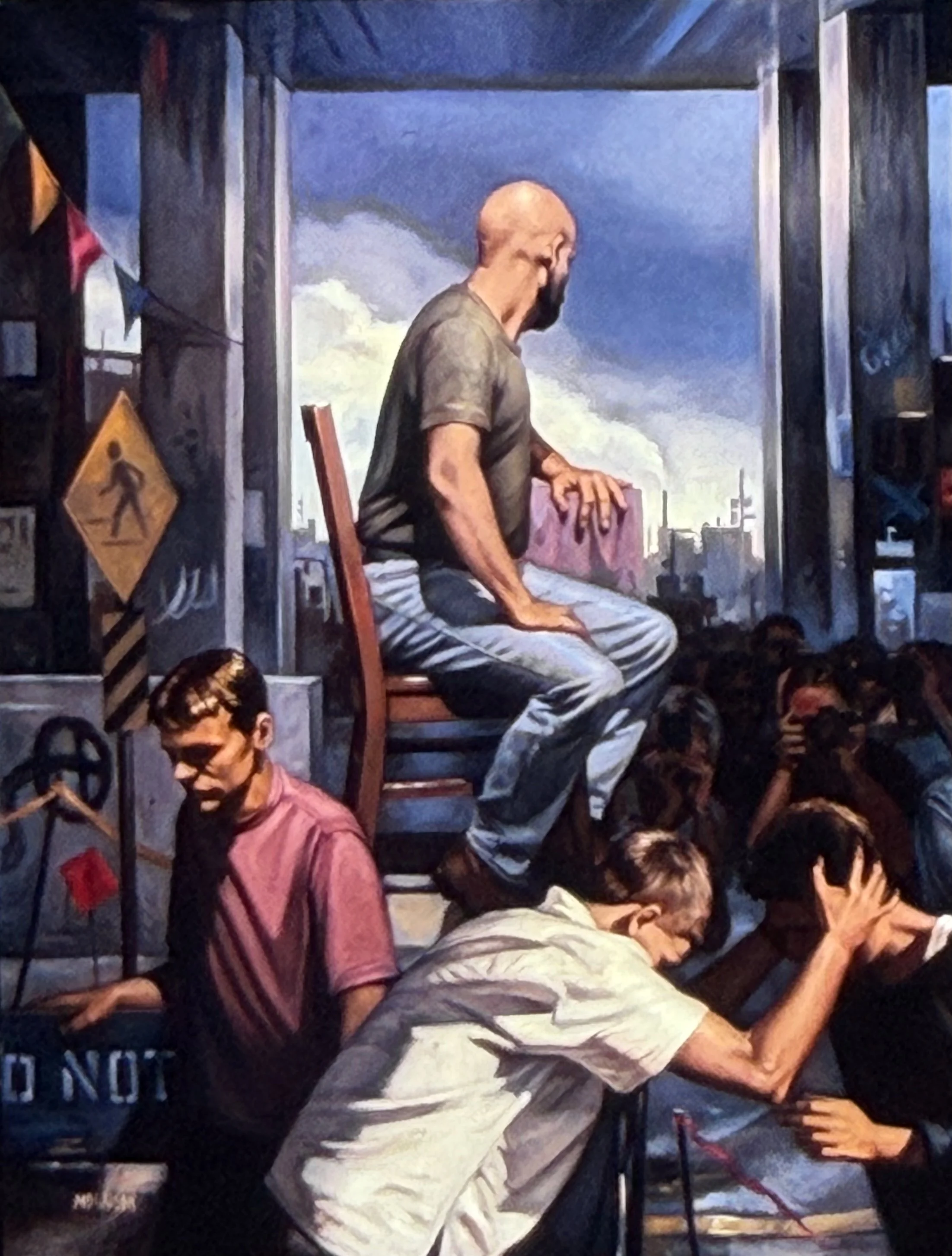 Eye of the Storm
Oil on canvas 72 x 52