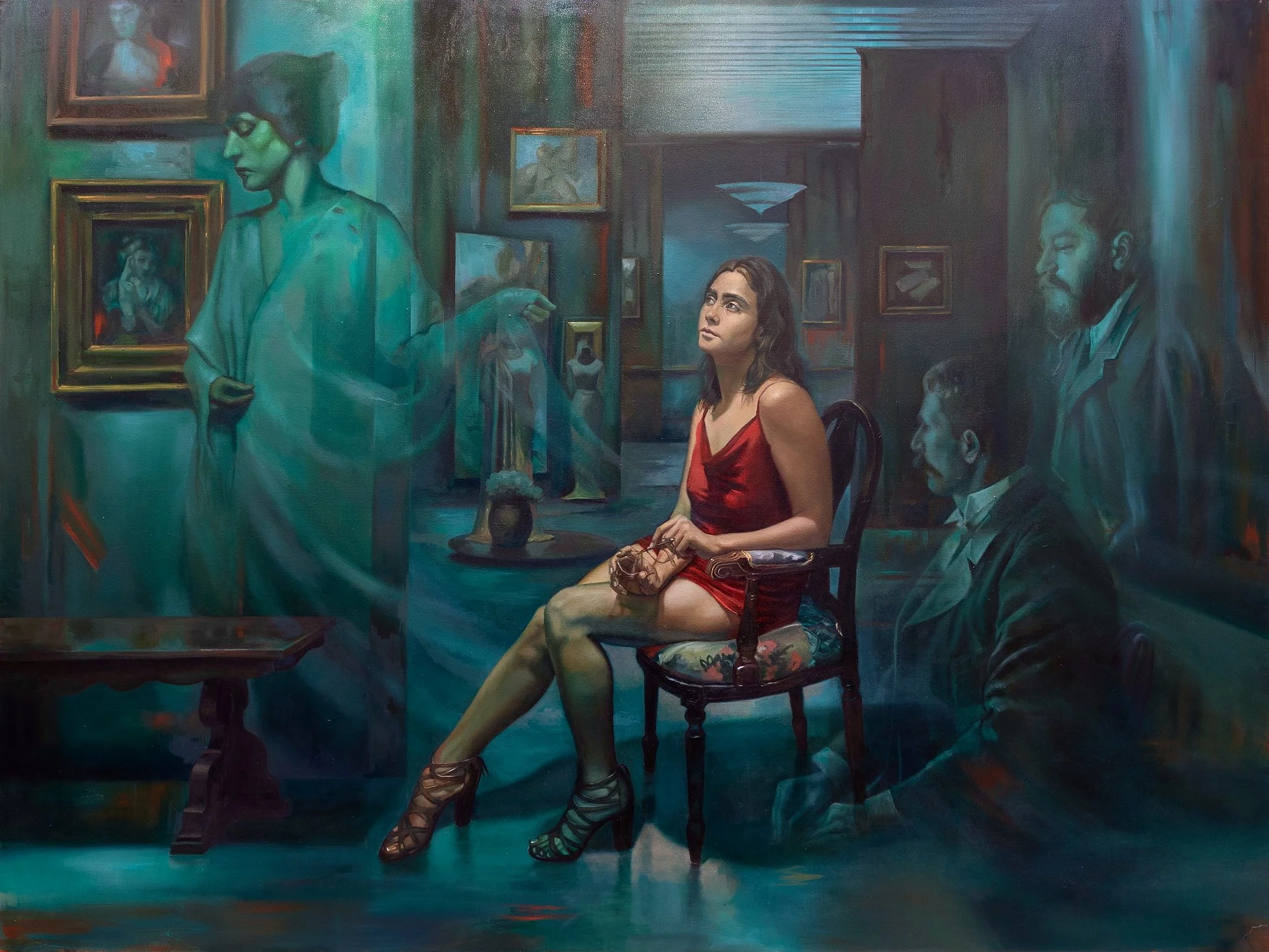 Le Presenze del Palazzo
Oil on Canvas 72 x 96 inches