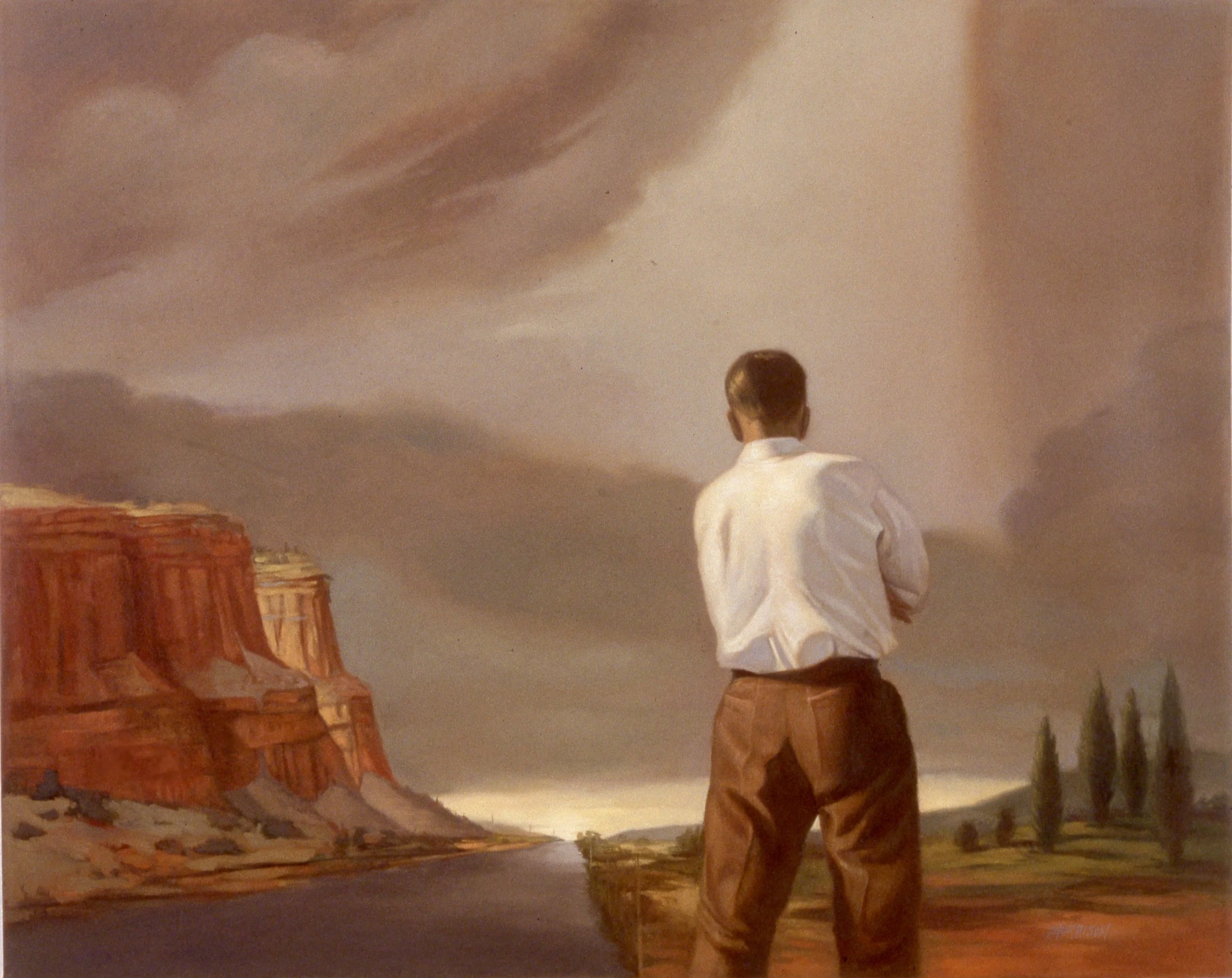 Gathering Storm Oil on canvas 48 x 60 inches