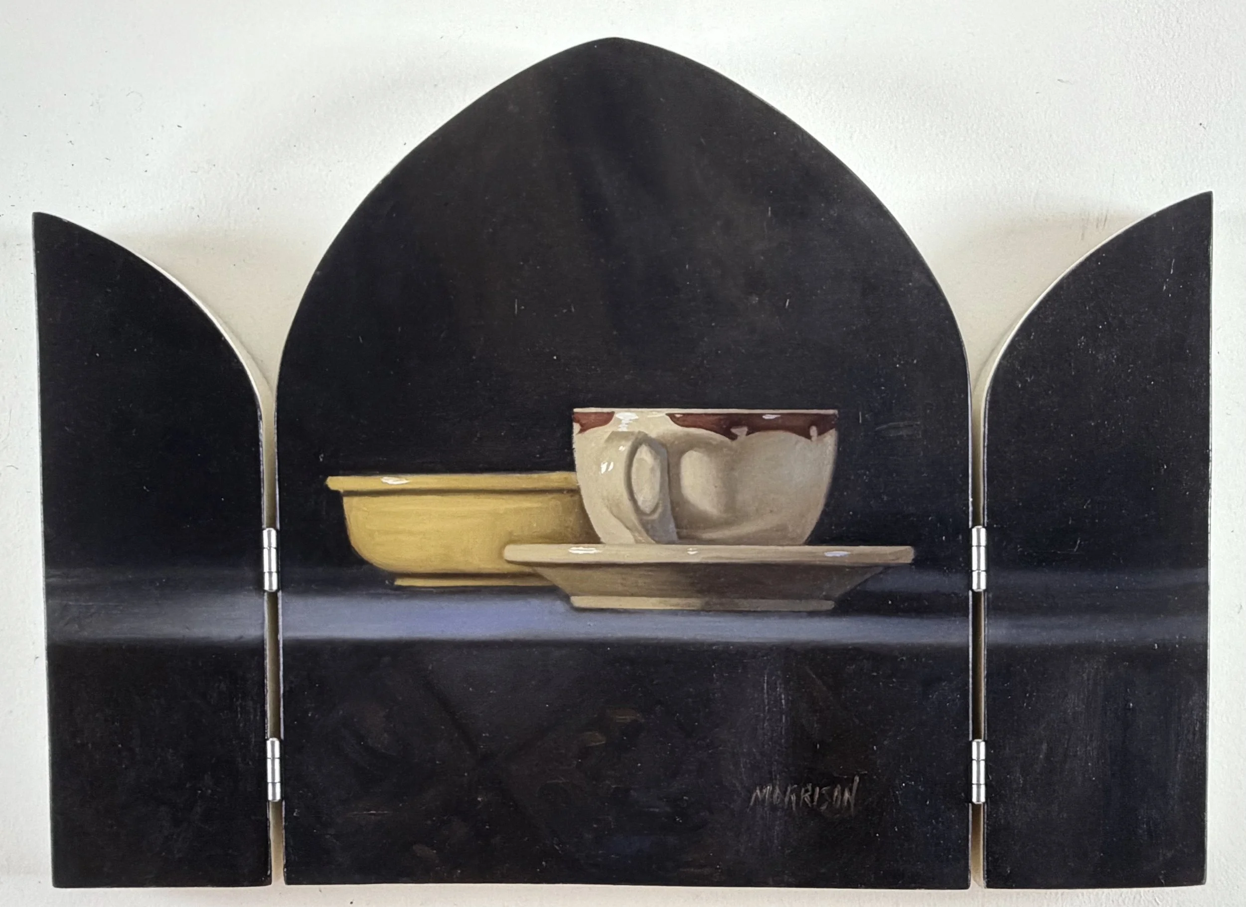 Yellow Bowl
Oil on panel (triptych) 14 x 19 1/2 inches