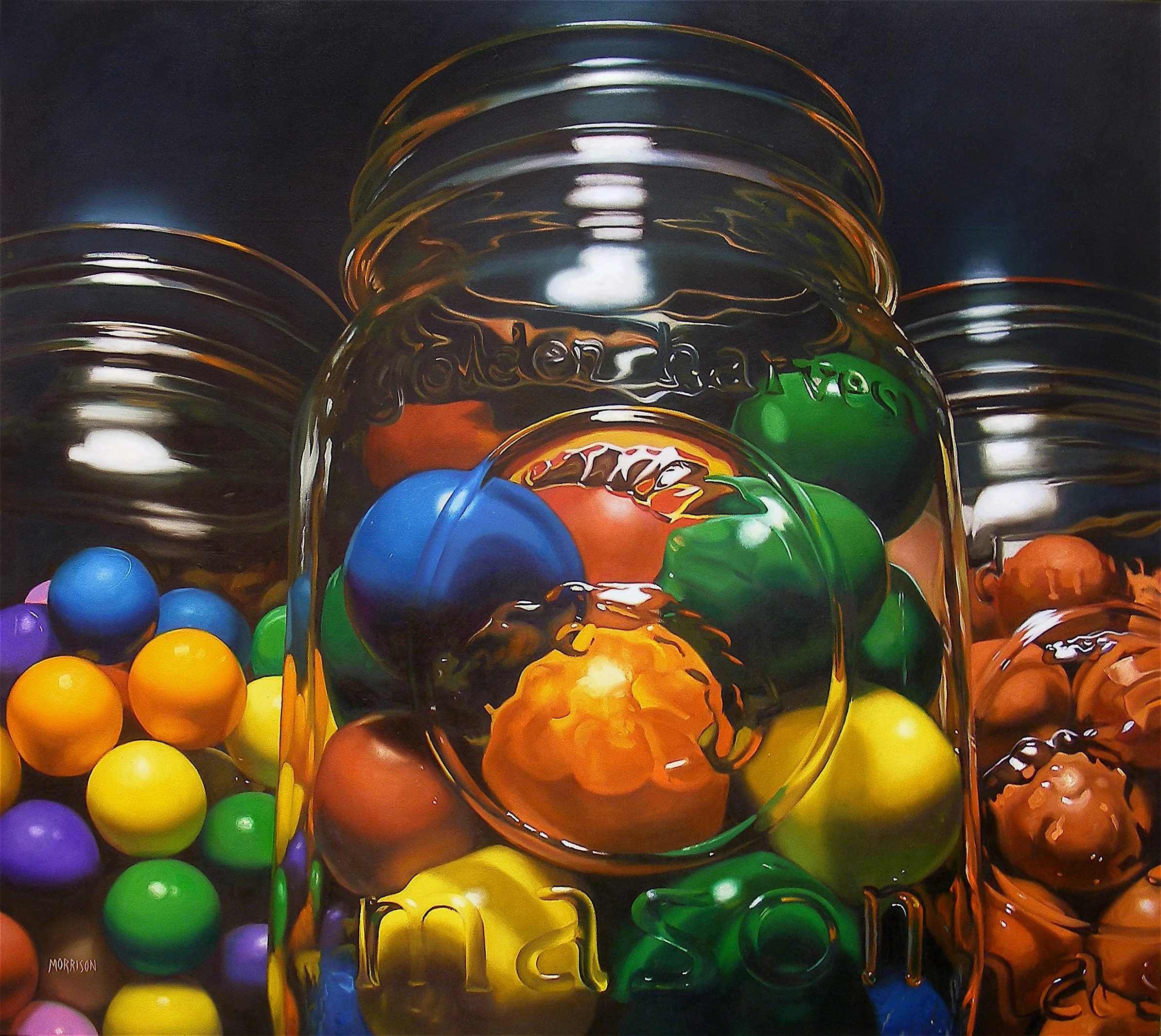 Candy Jars
Oil on canvas 64 x 72 inches
