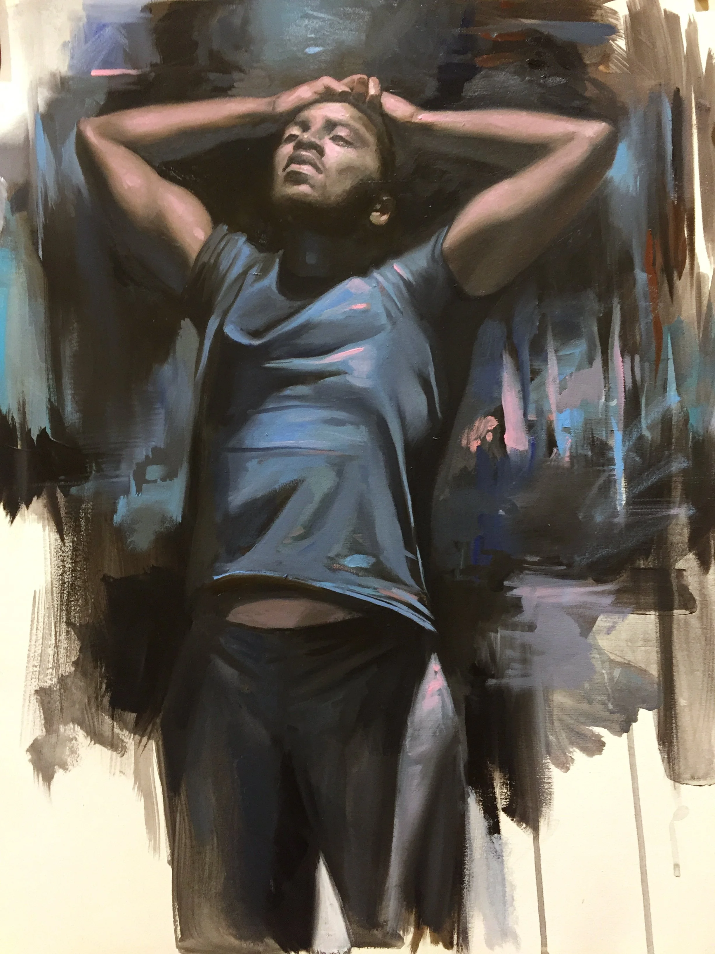 Study for Transcendence
Acrylic on Paper 28 x 22 inches