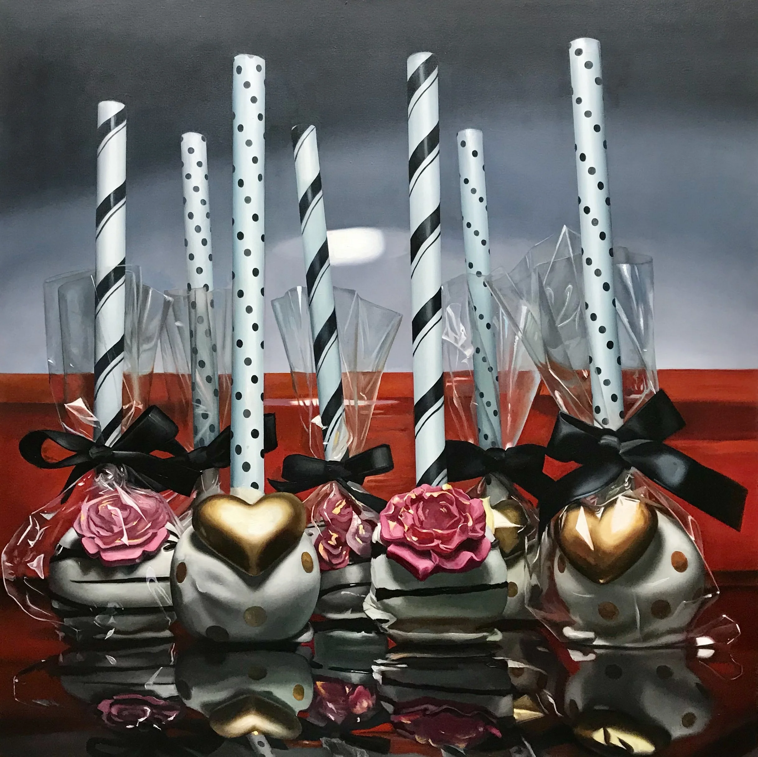 7 Signals of Love
Oil on Canvas 52 x 48 inches