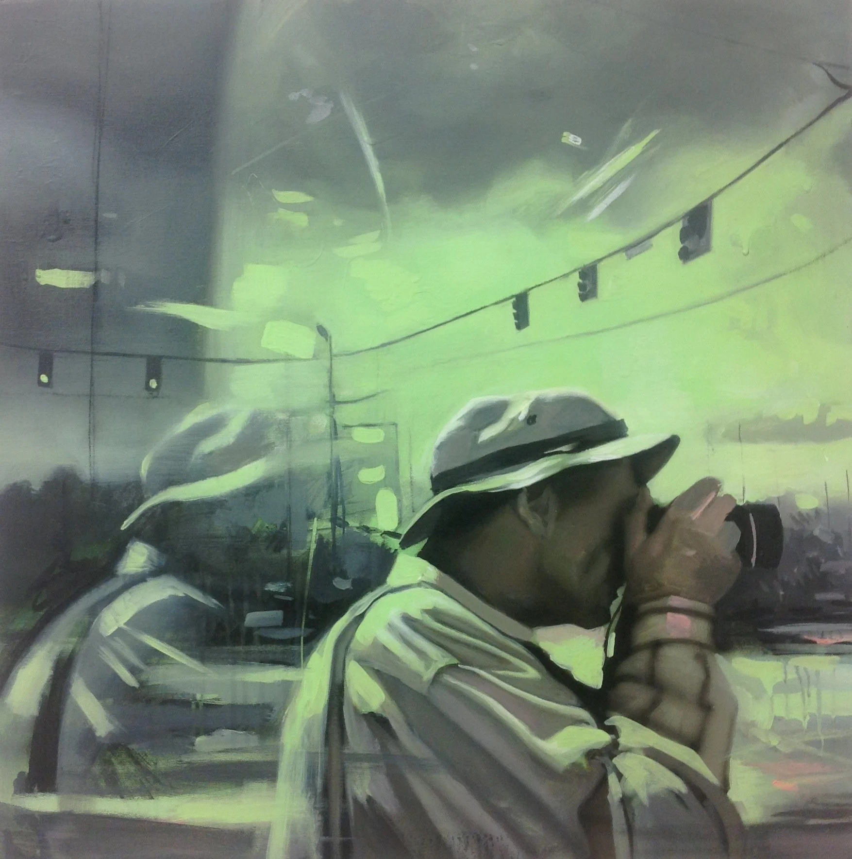 Intersection
Acrylic on canvas 28 x 28 inches