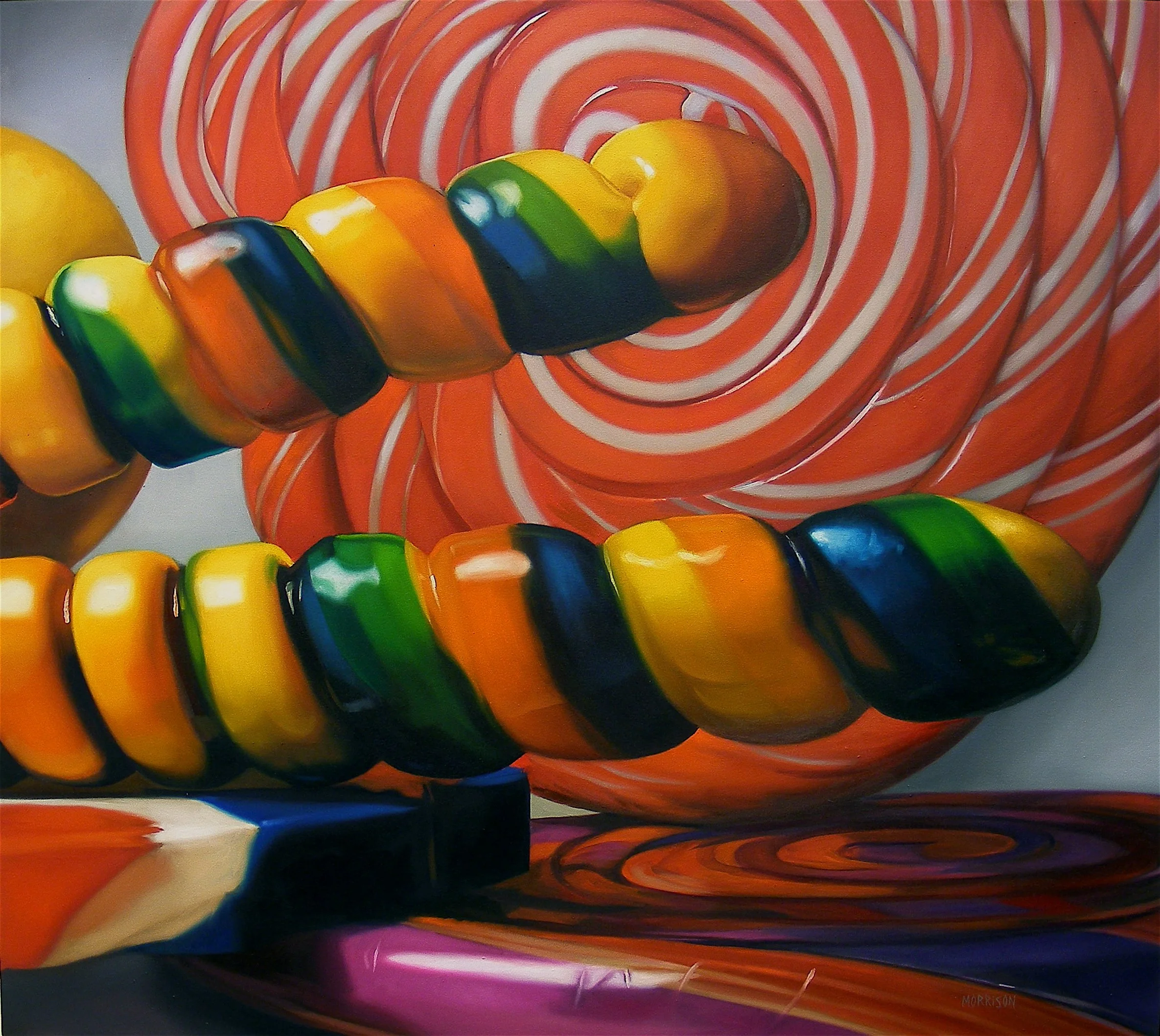 Lollipops
Oil on canvas 48 x 54 inches