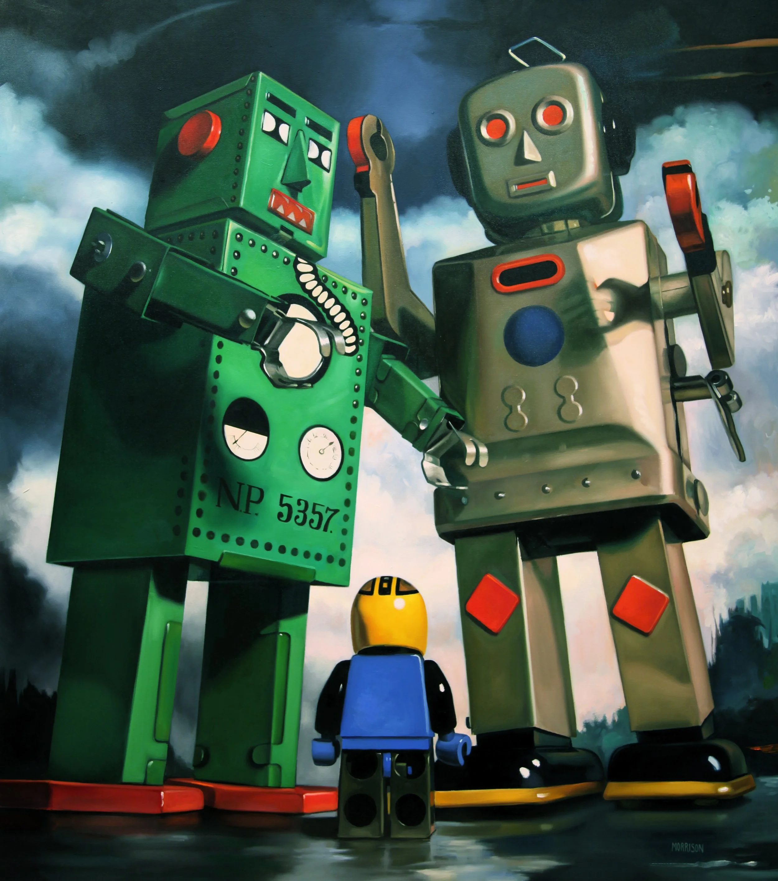 Encounter #2
Oil on canvas 72 x 64 inches