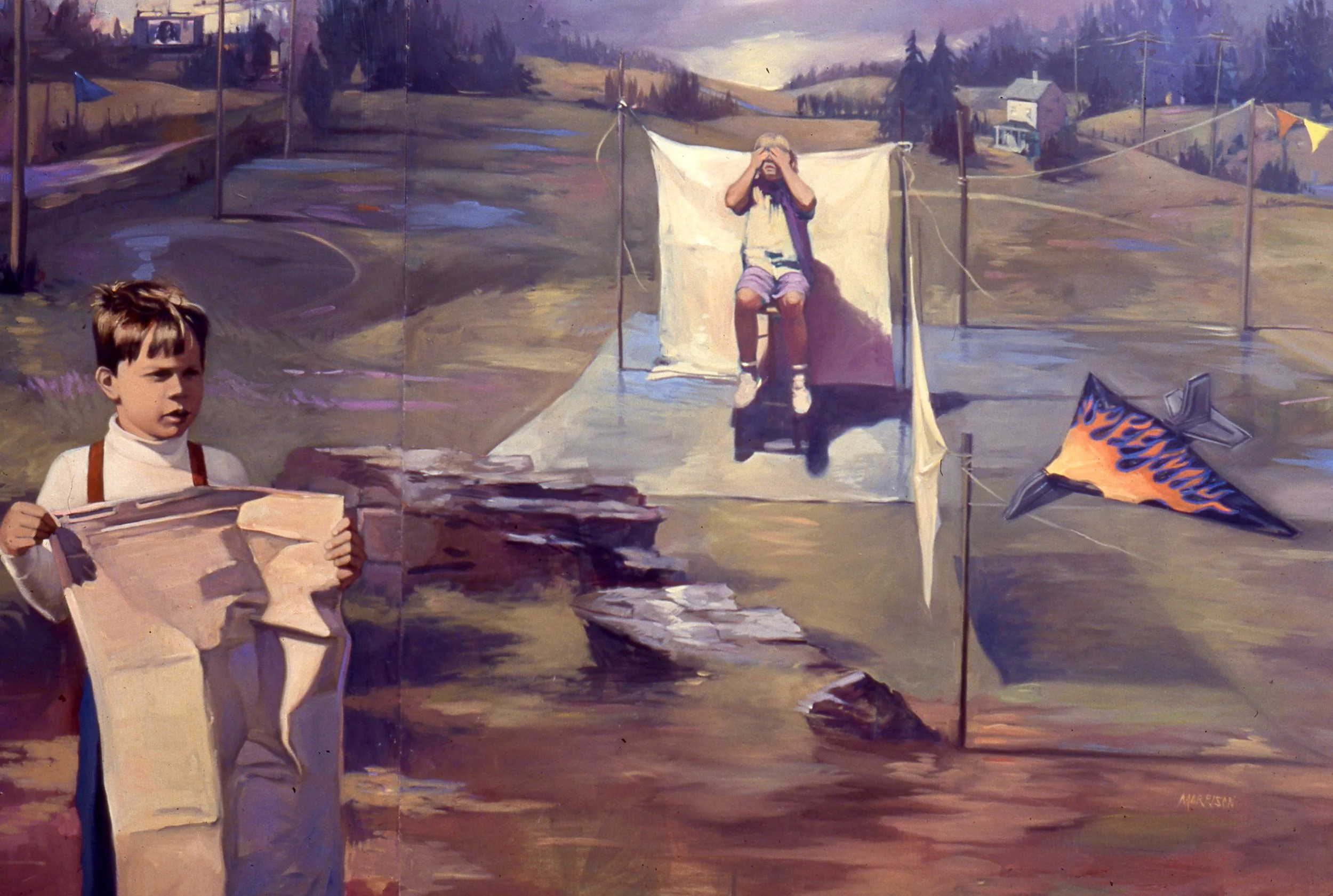 Map of Morgantown
Oil on Panel 48 x 72 inches