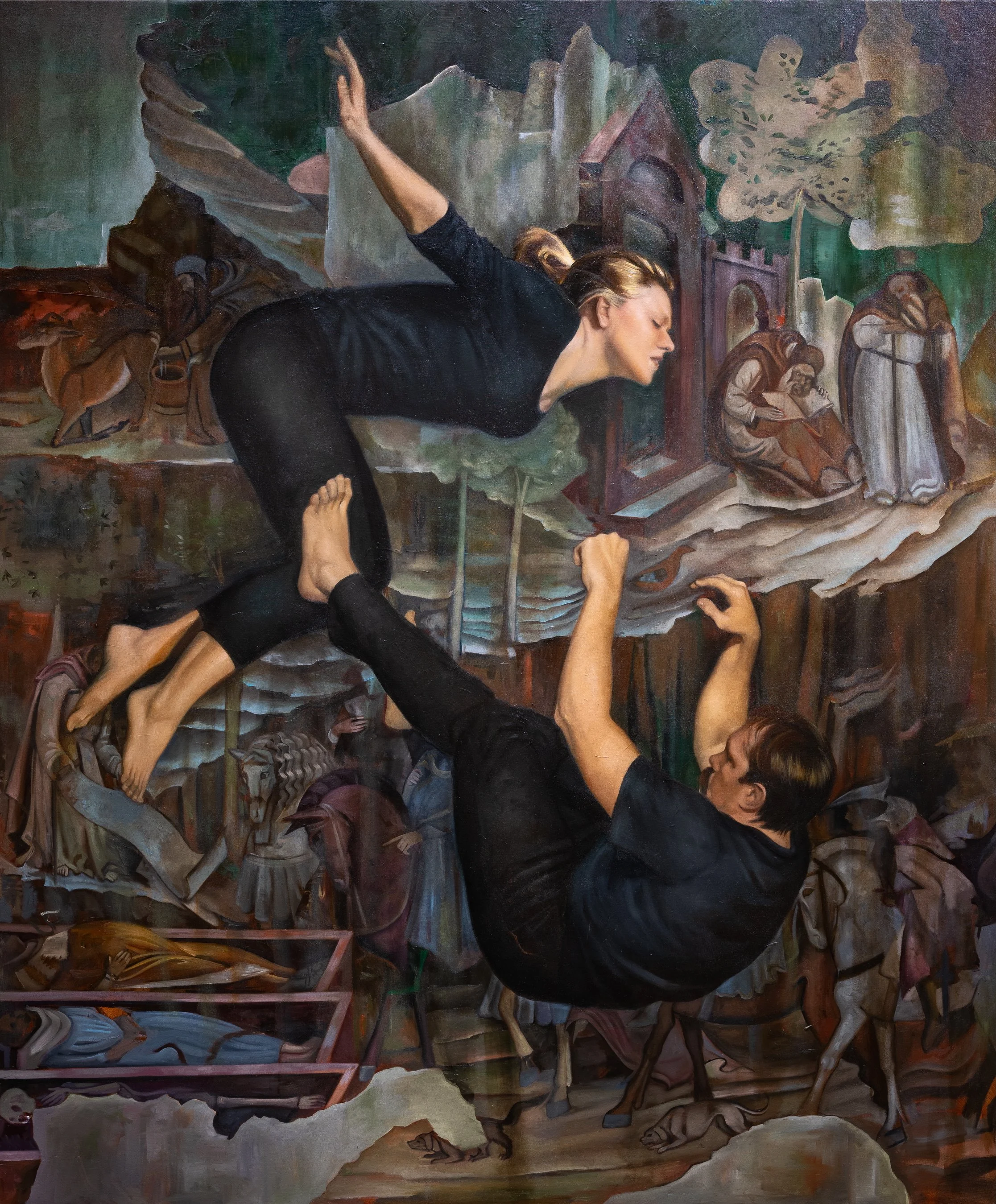 Free Fall
Oil on Canvas 72 x 60 inches