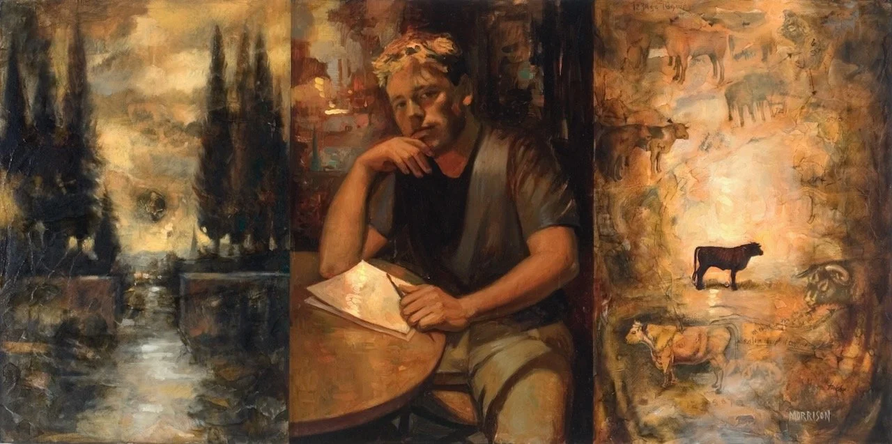 Saint Luke
Oil on panel 32.5 x 59 inches