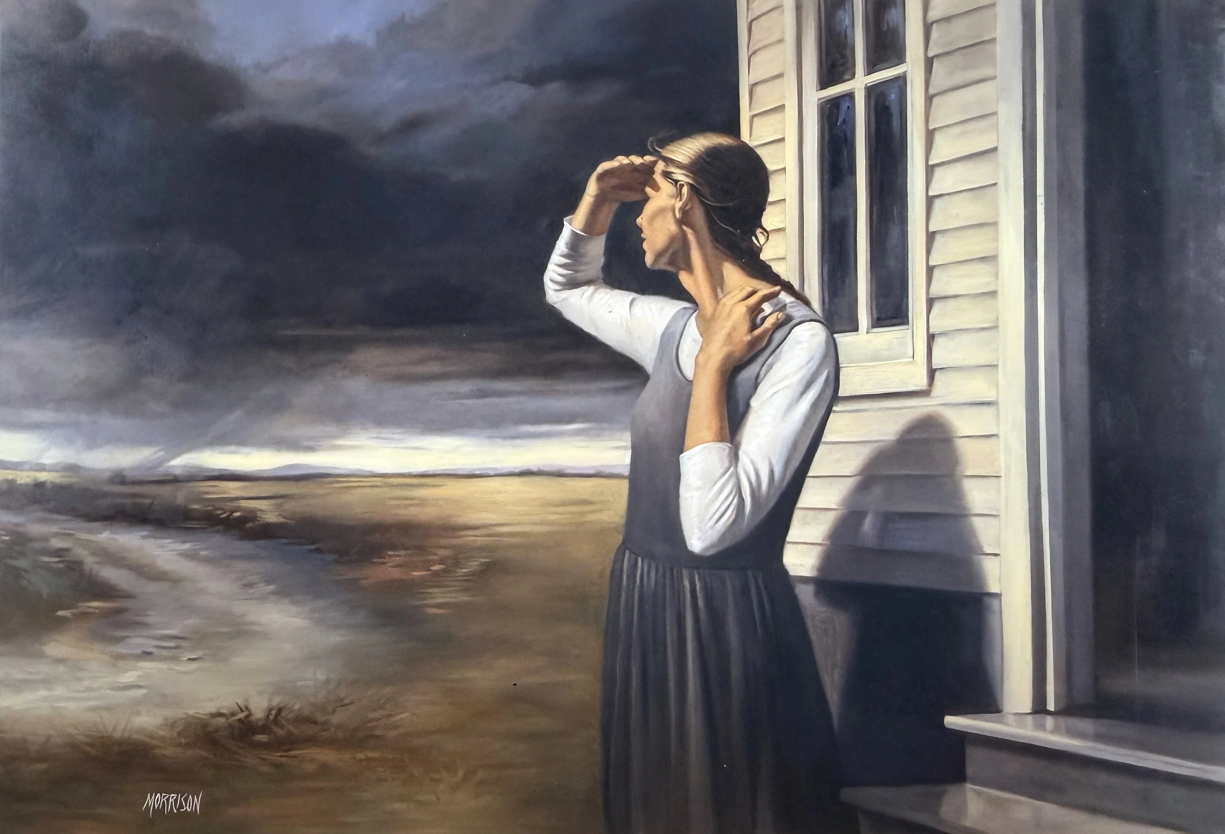 "Storm"
Oil on canvas (48 x 72 in)