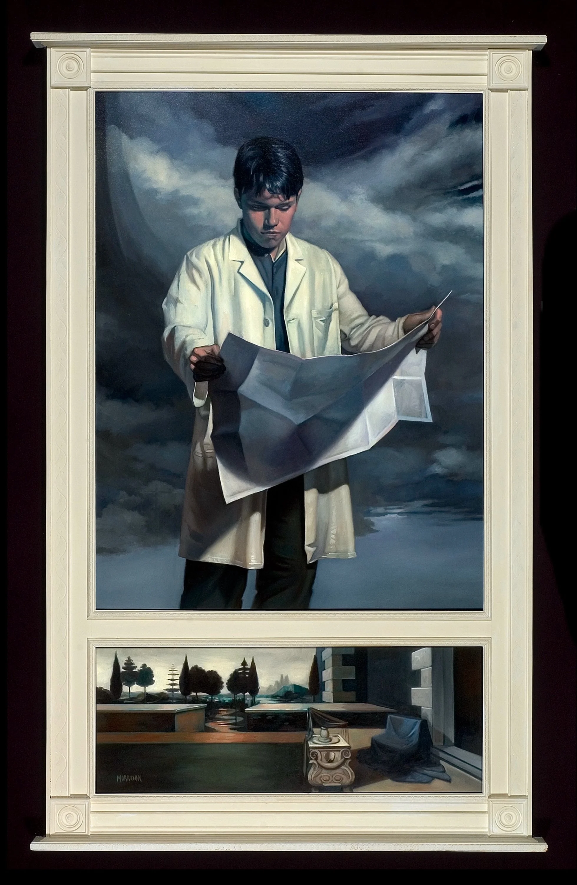 Archangel Gabriel
Oil on canvas and panel 67.5 x 44 inches
Artist frame